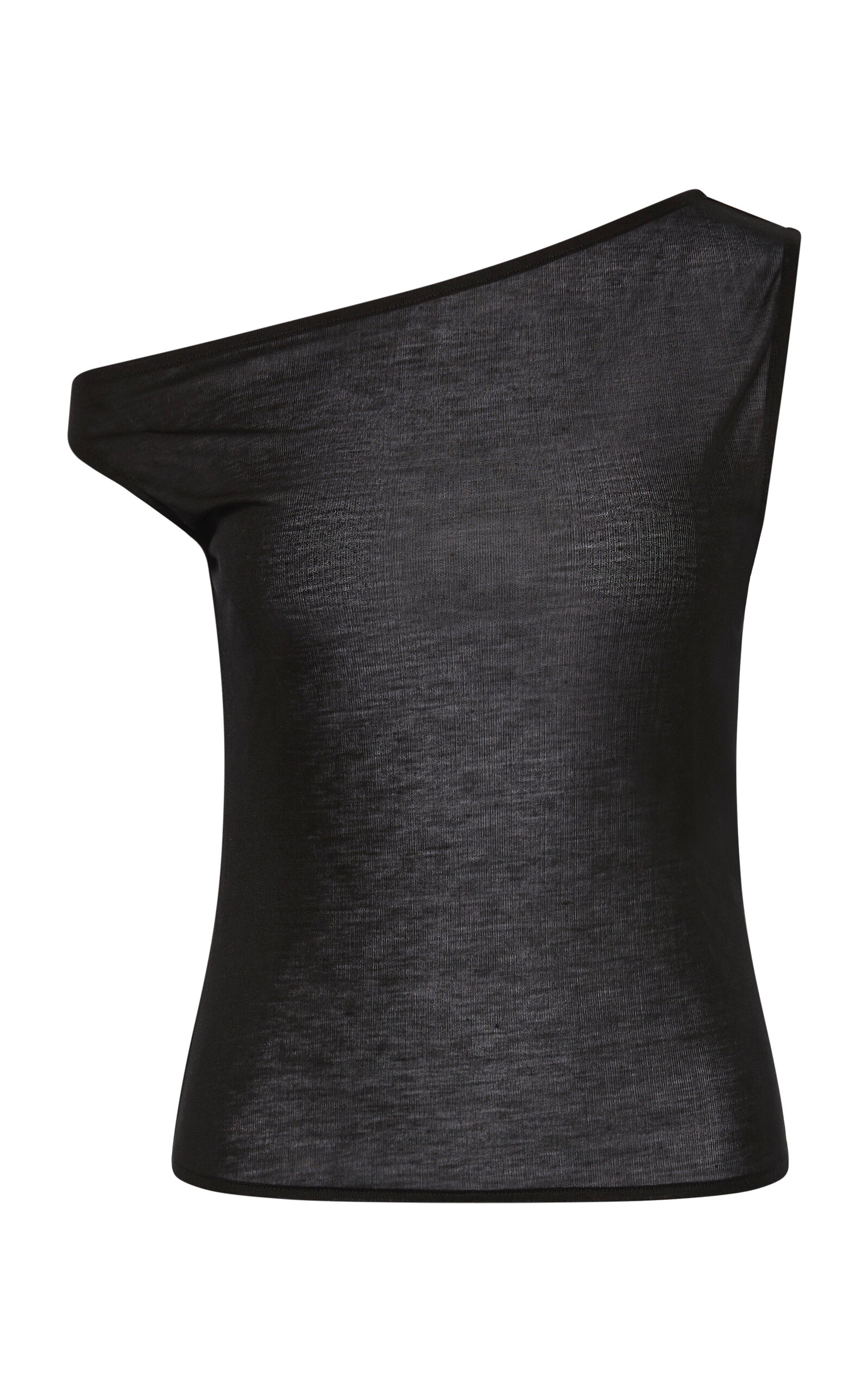 St. Agni Asymmetric Tencel Jersey Top