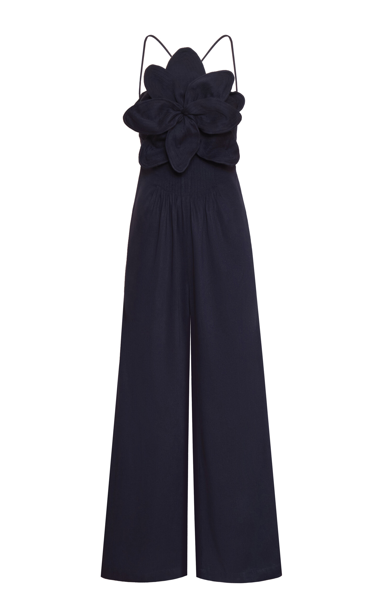 Andres Otalora Elementos Embellished Jumpsuit In Blue