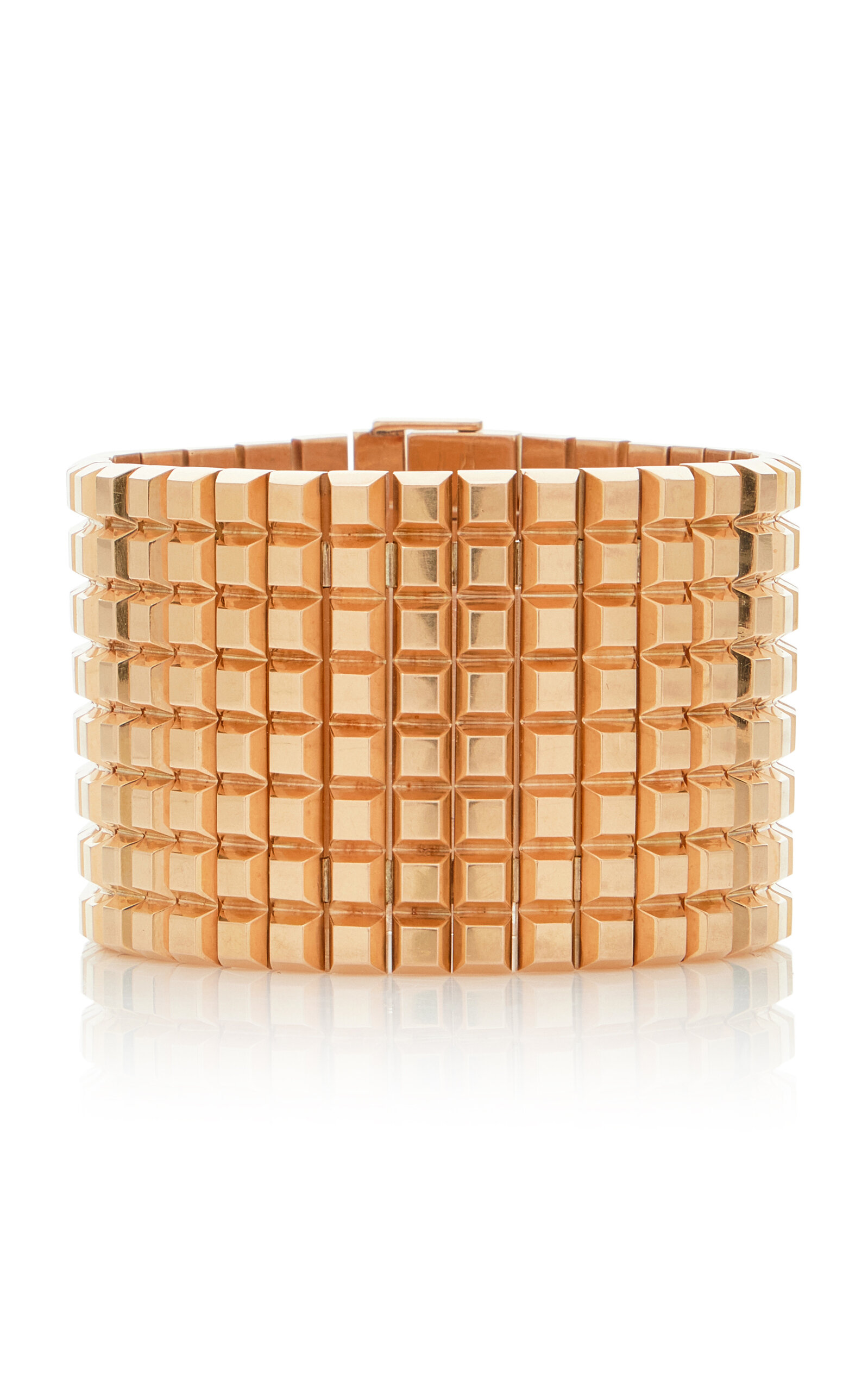 Stephen Russell Vintage 18k Gold Bracelet In Yellow