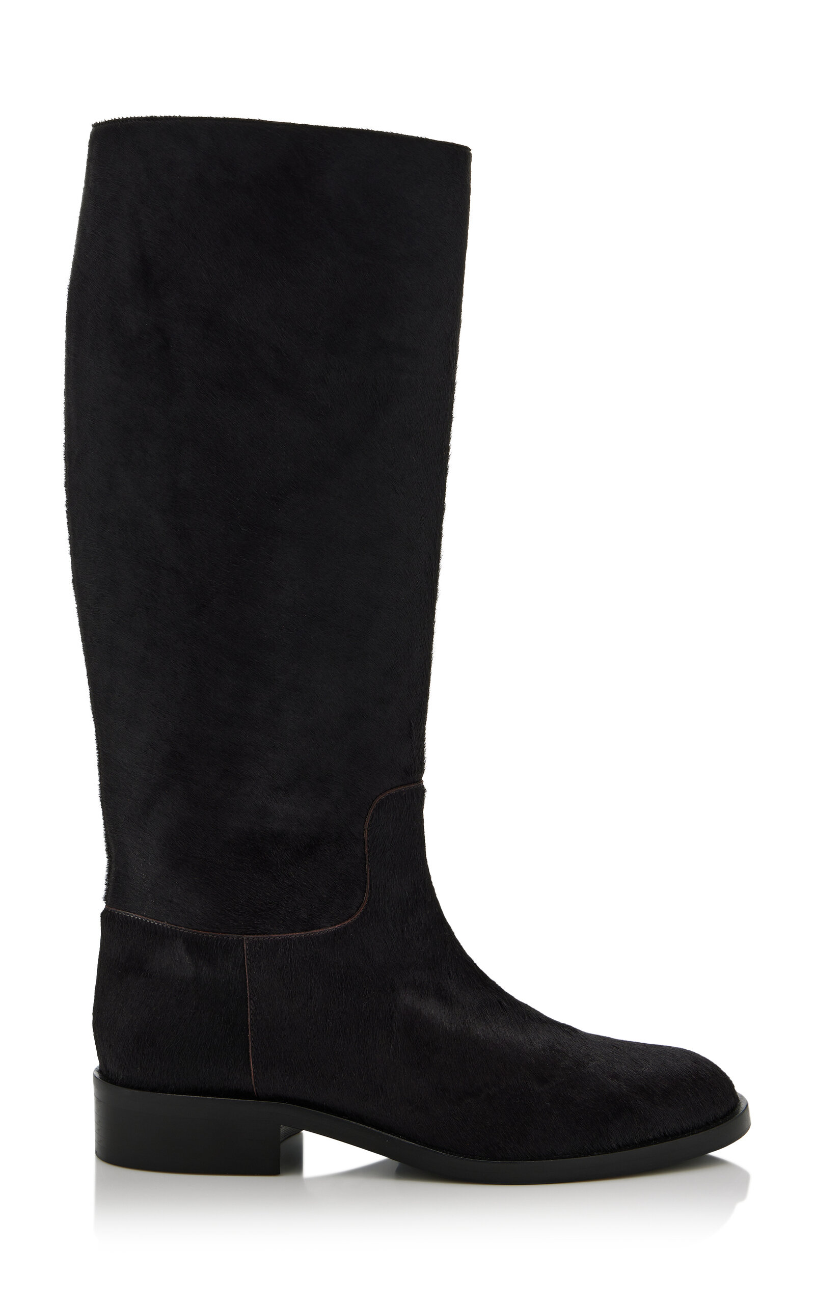 Co Calf Hair Riding Boot
