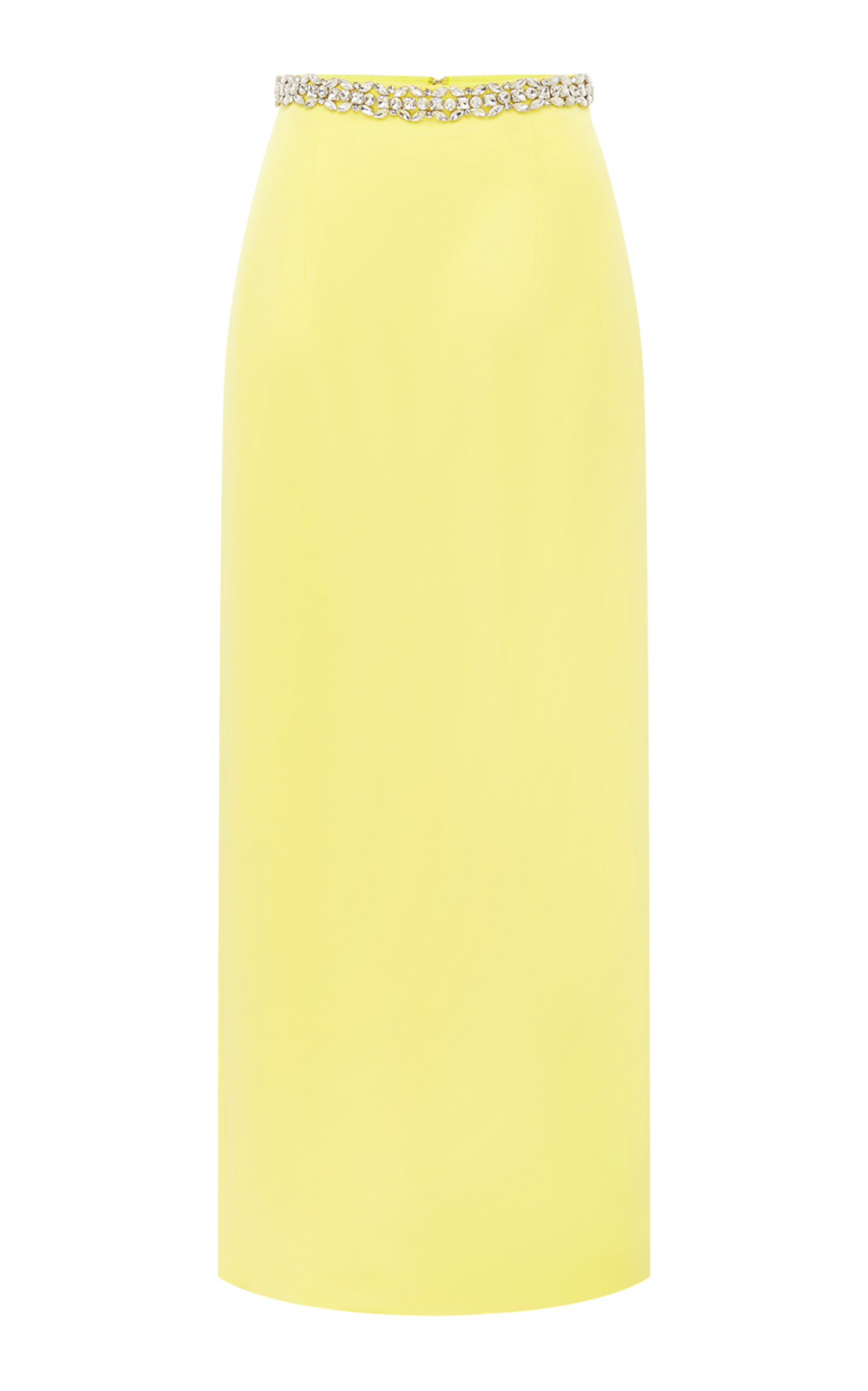 Leo Lin Kyra Embellished Maxi Skirt In Yellow