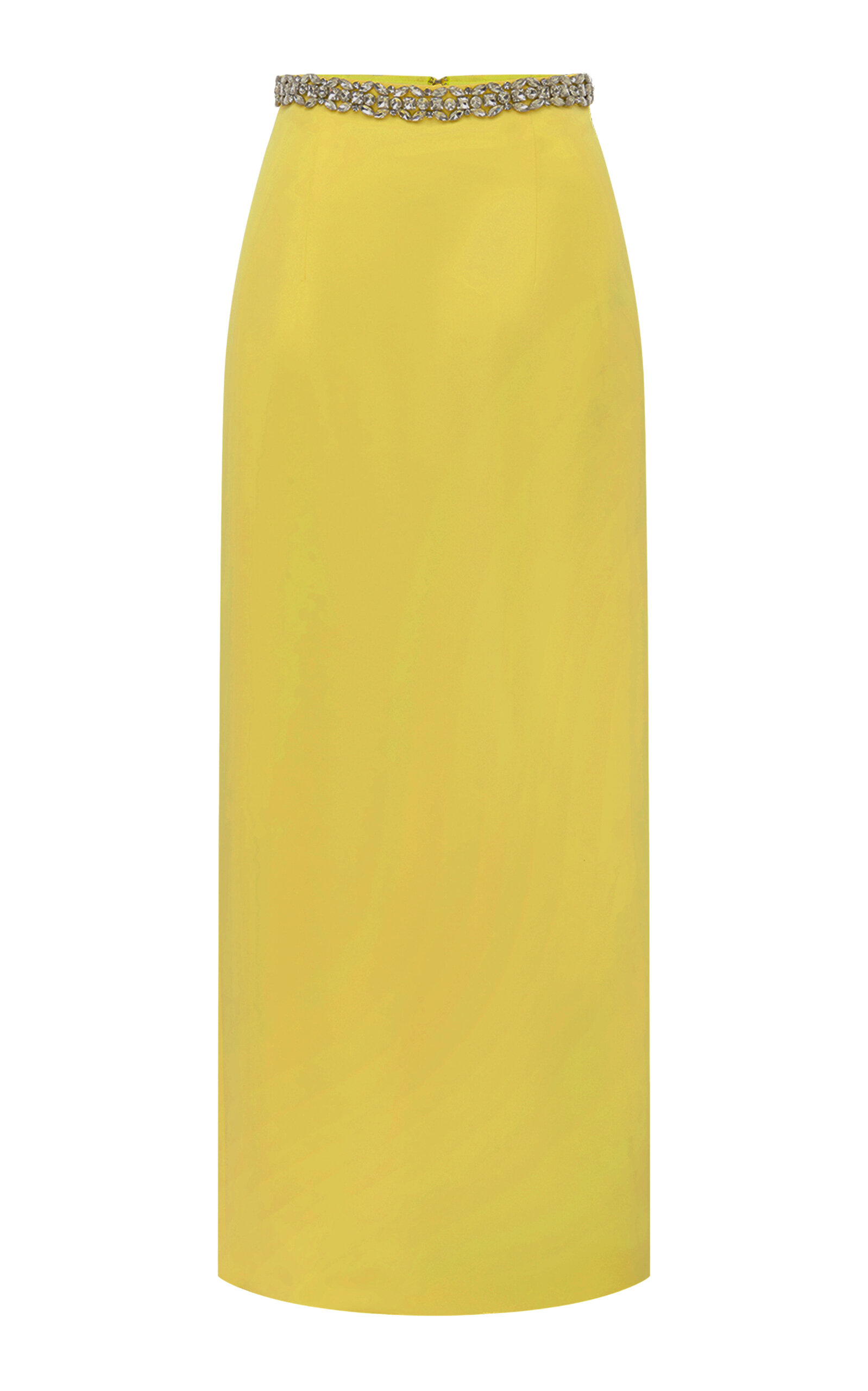 Leo Lin Kyra Embellished Satin Maxi Skirt