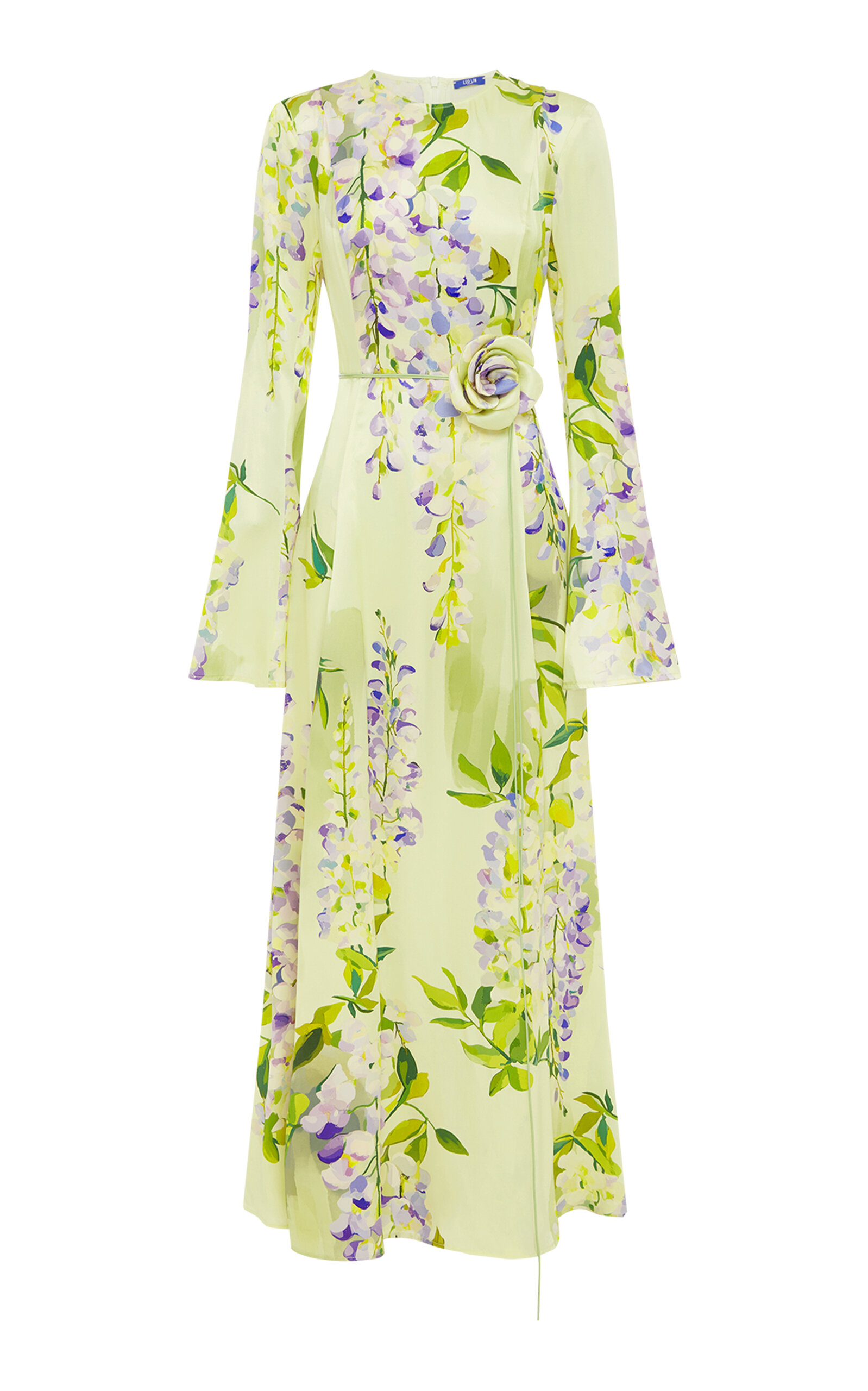 Leo Lin Francesca Printed Maxi Dress In Pink