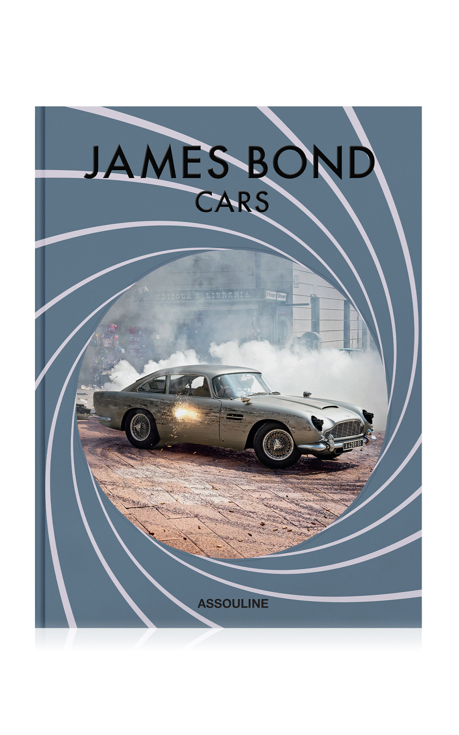 Assouline James Bond Cars Book In Blue