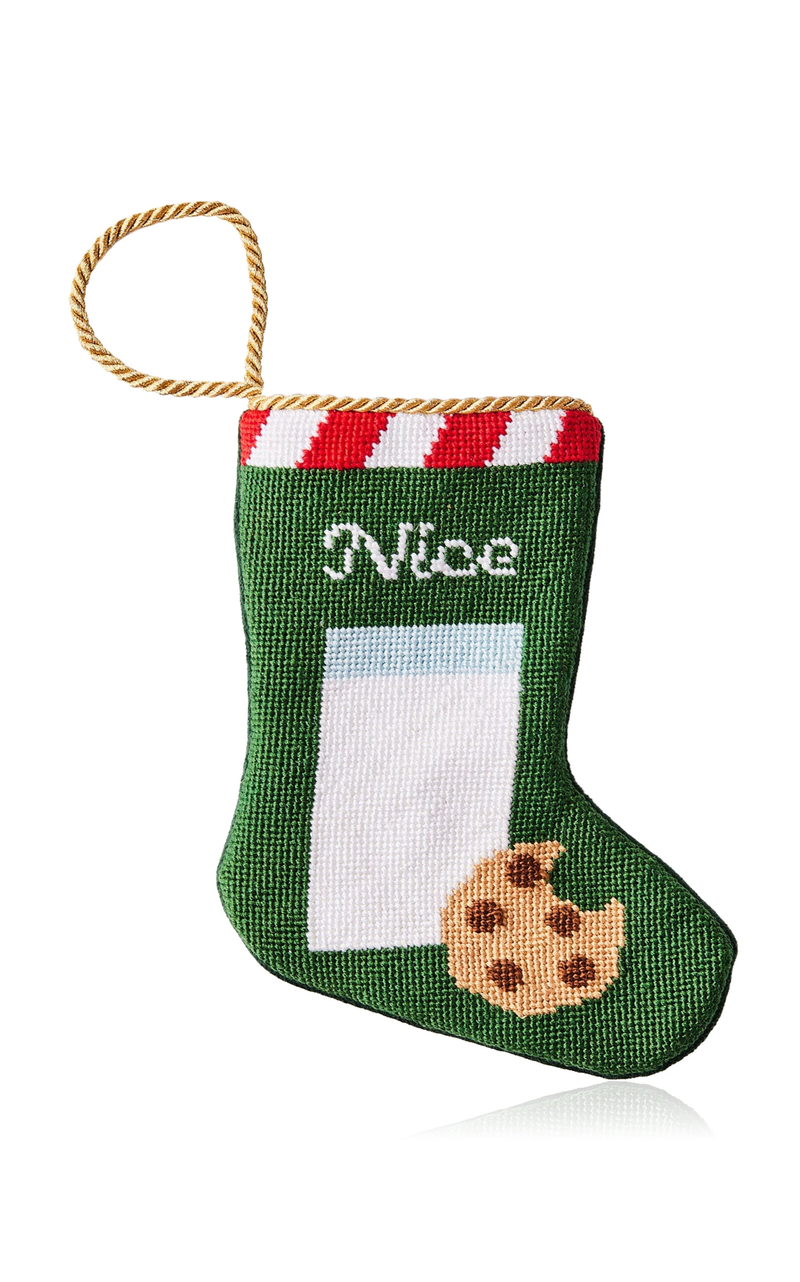 Bauble Stockings Nice Stocking - Green