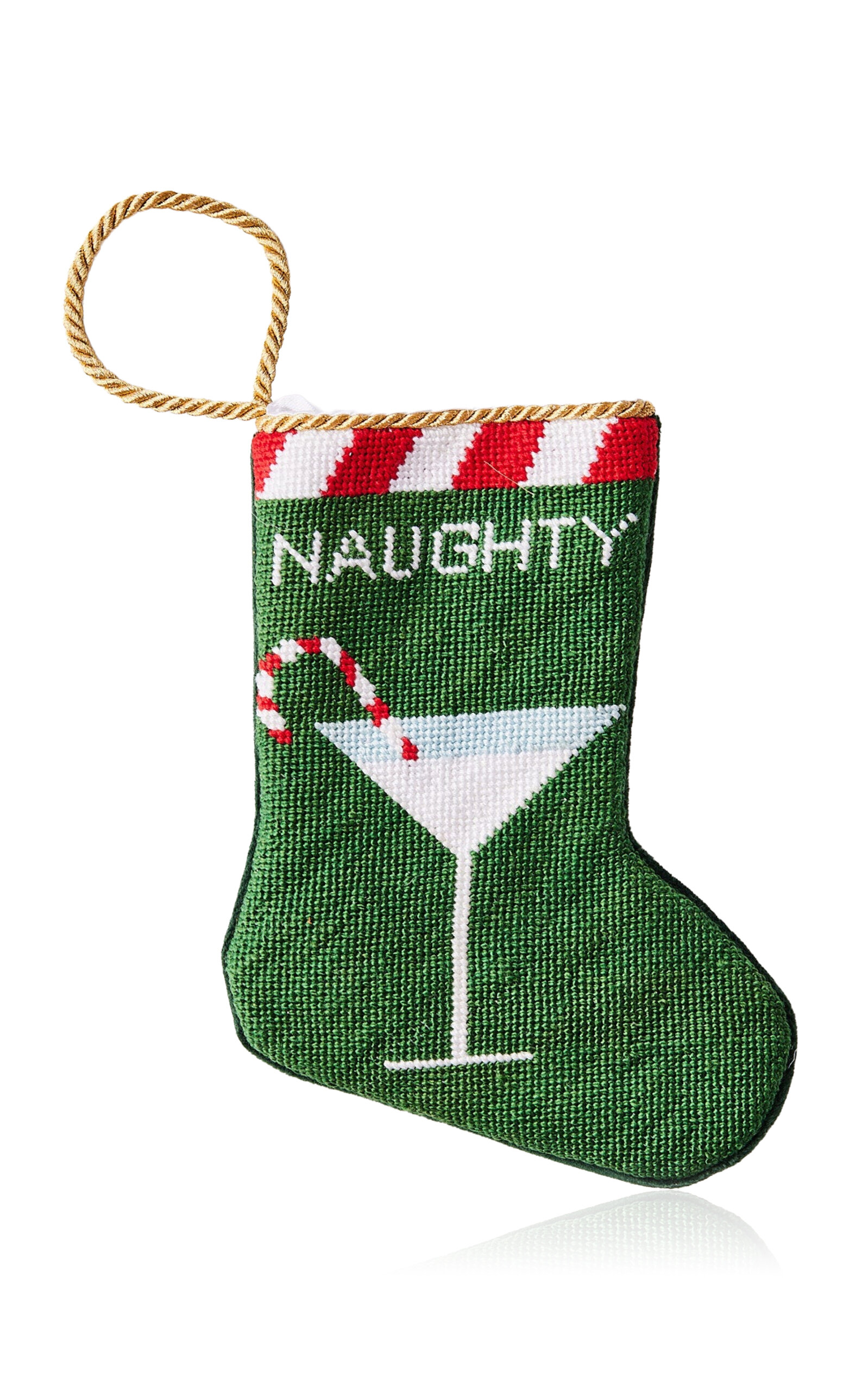 Bauble Stockings Naughty Stocking - Green