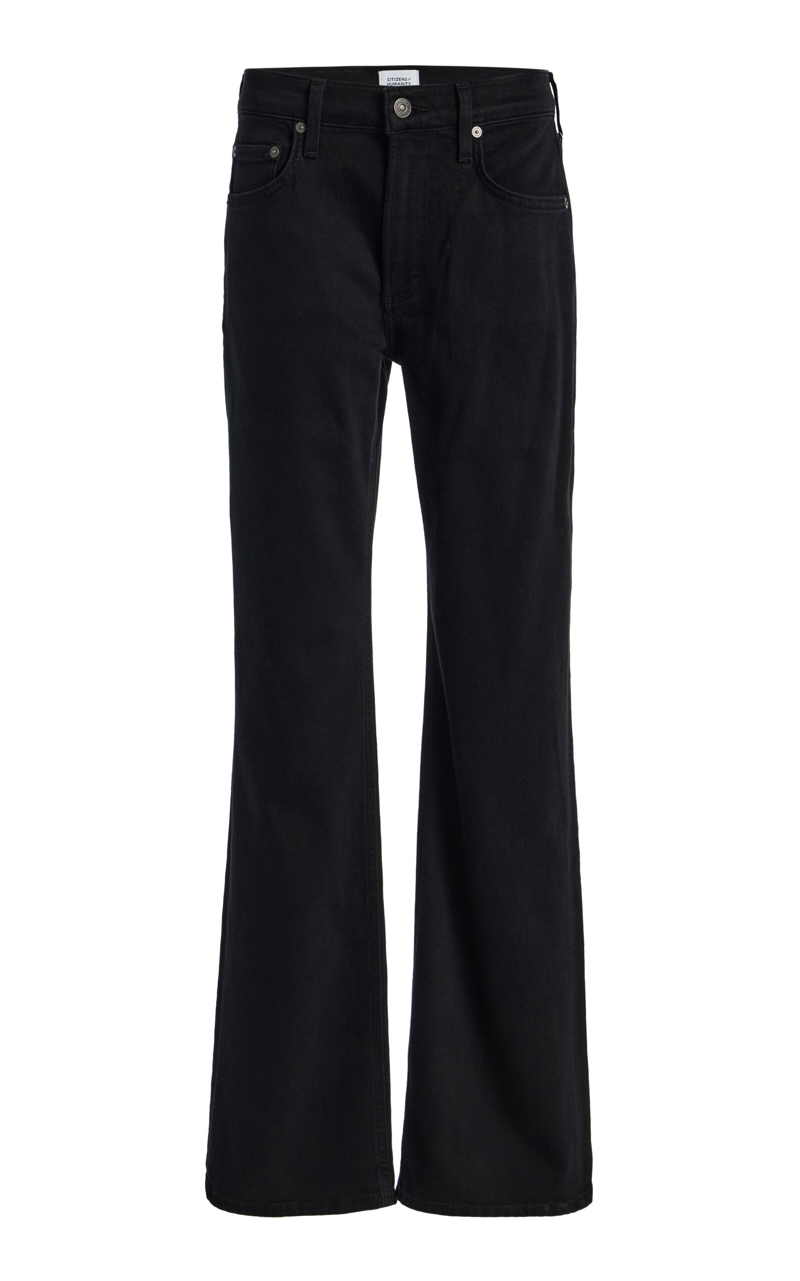 Citizens of Humanity Genova Cashmere-Denim Low-Rise Bootcut Jeans