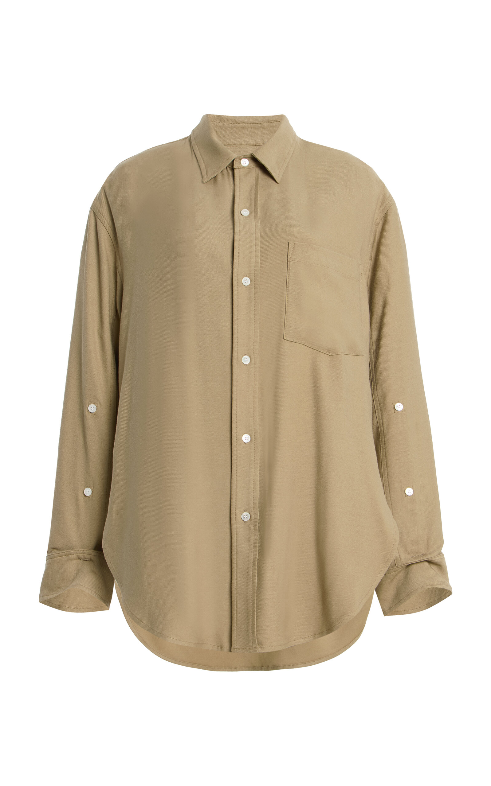Citizens of Humanity - Kayla Cotton Shirt - Brown - L - Moda Operandi