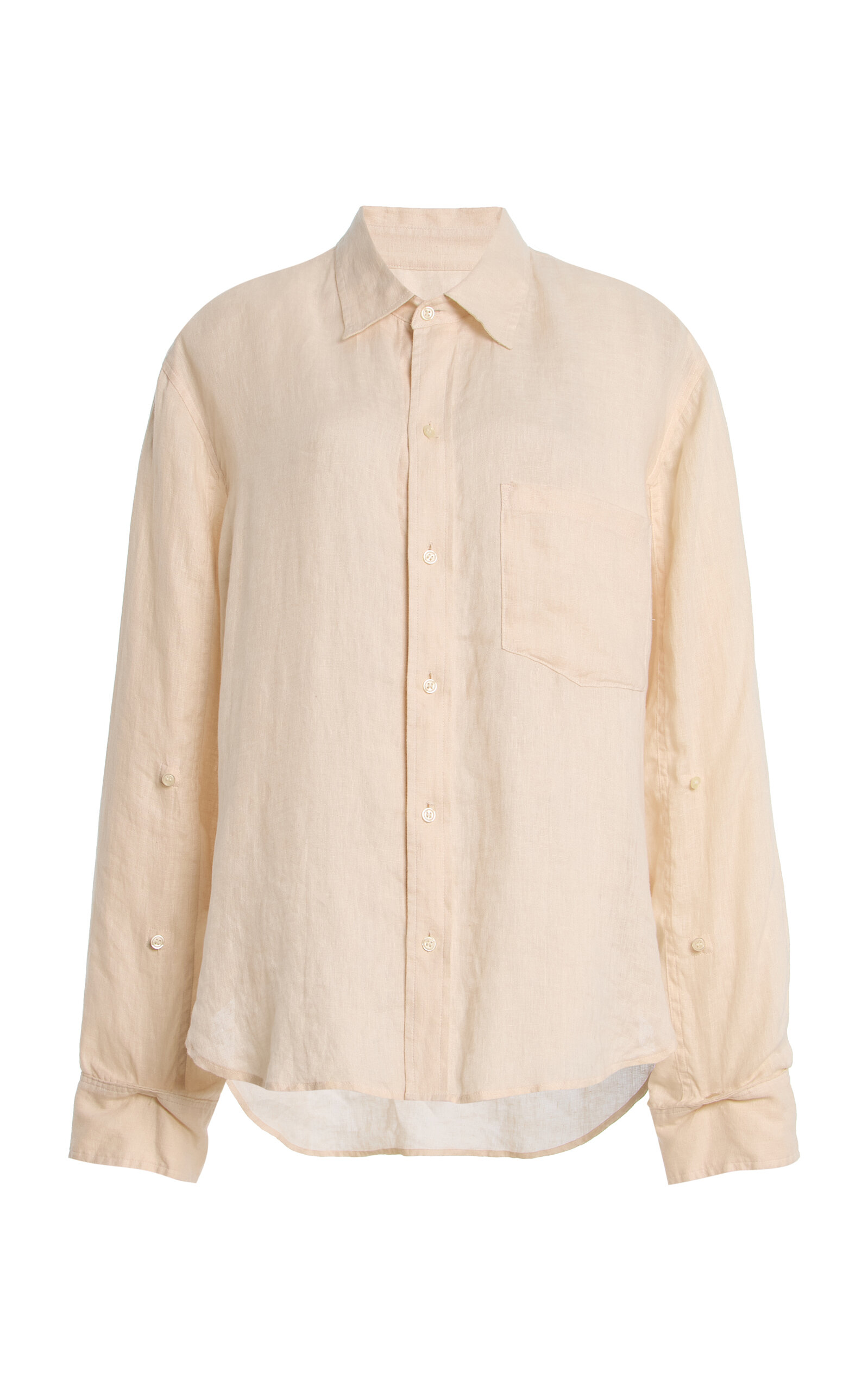 Citizens of Humanity Kayla Shrunken Linen Shirt - Women's Clothing