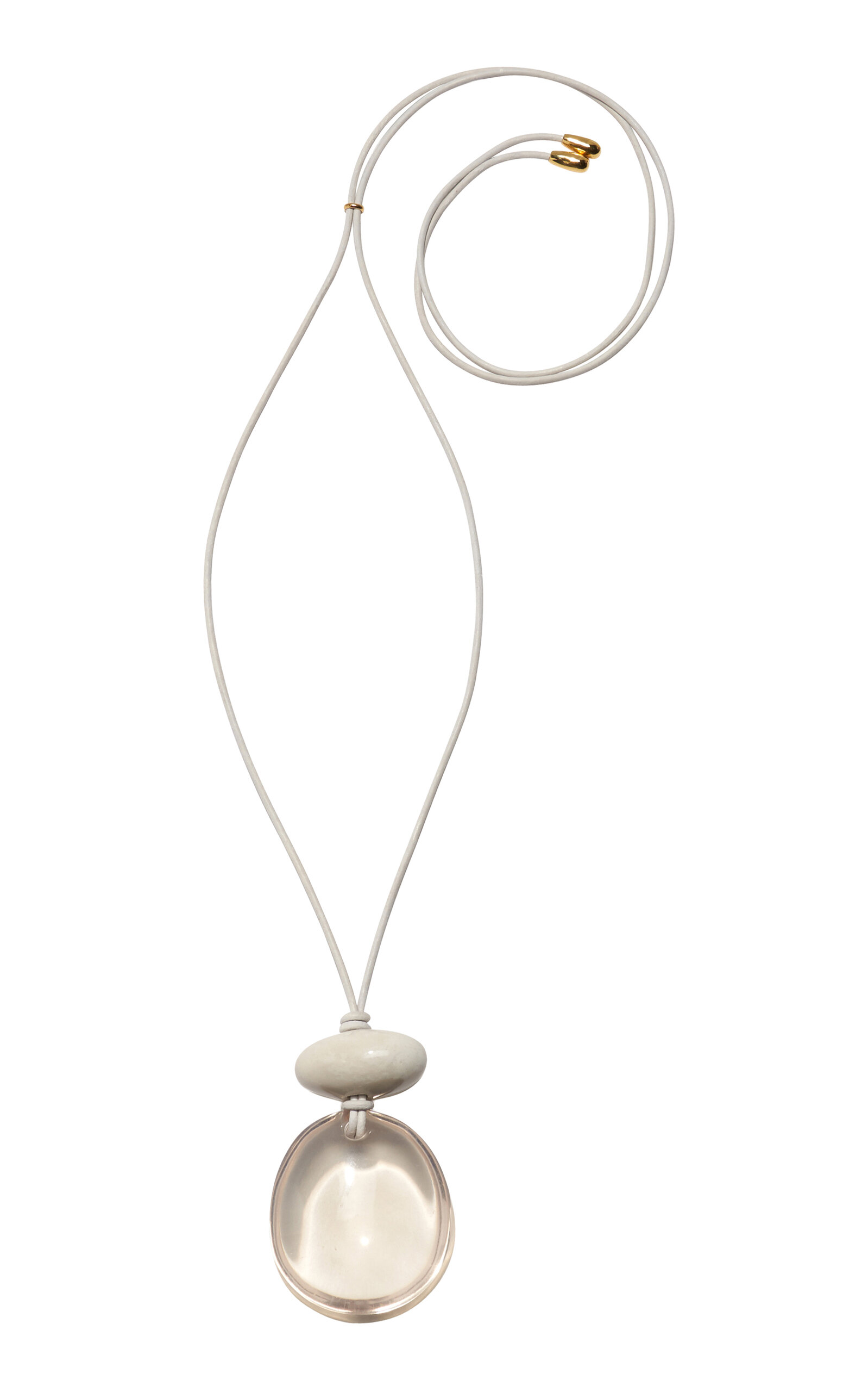 Lizzie Fortunato - Lune Cord Necklace - White - OS - Only At Moda Operandi - Gifts For Her