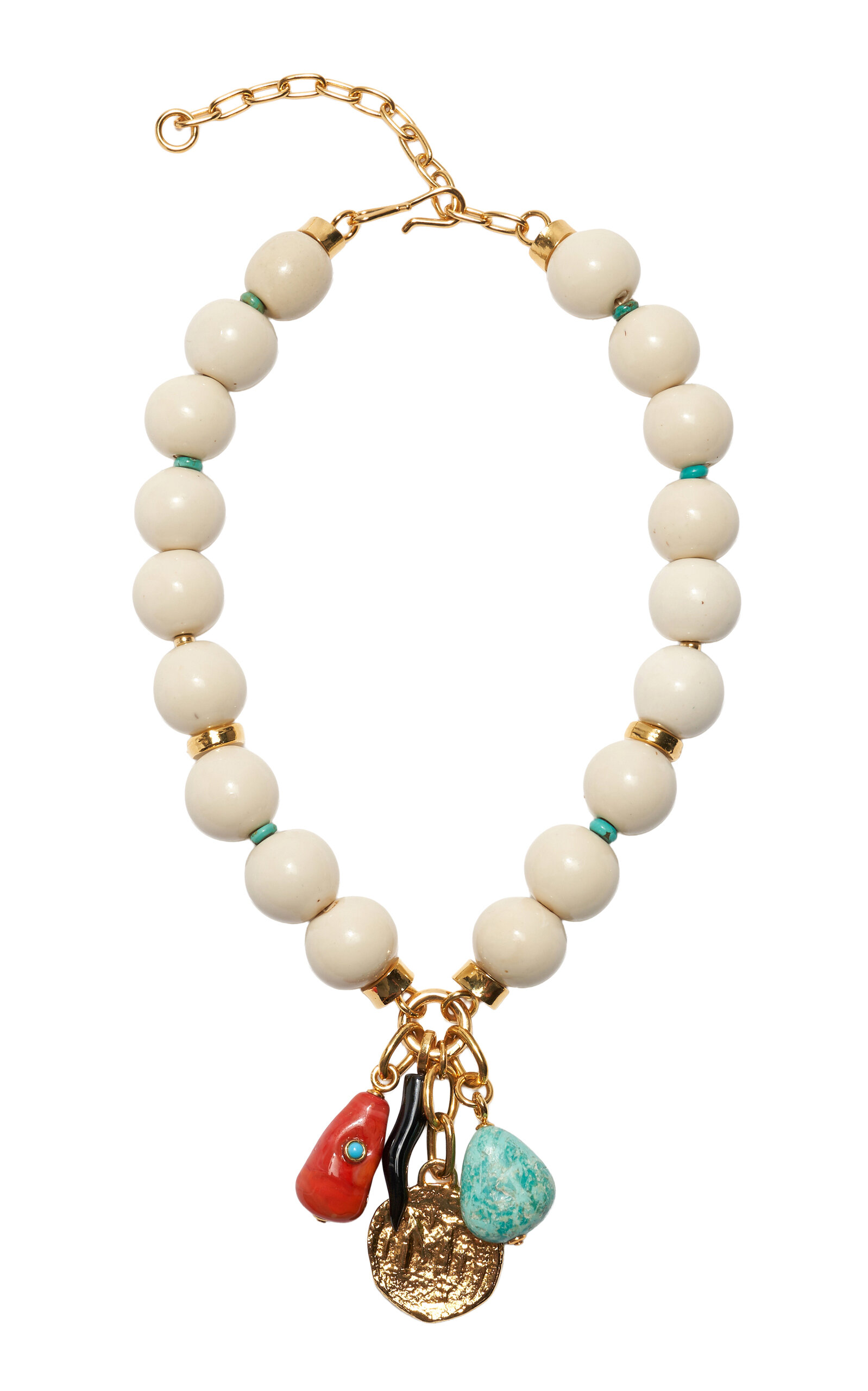 Lizzie Fortunato Blanca Necklace In White
