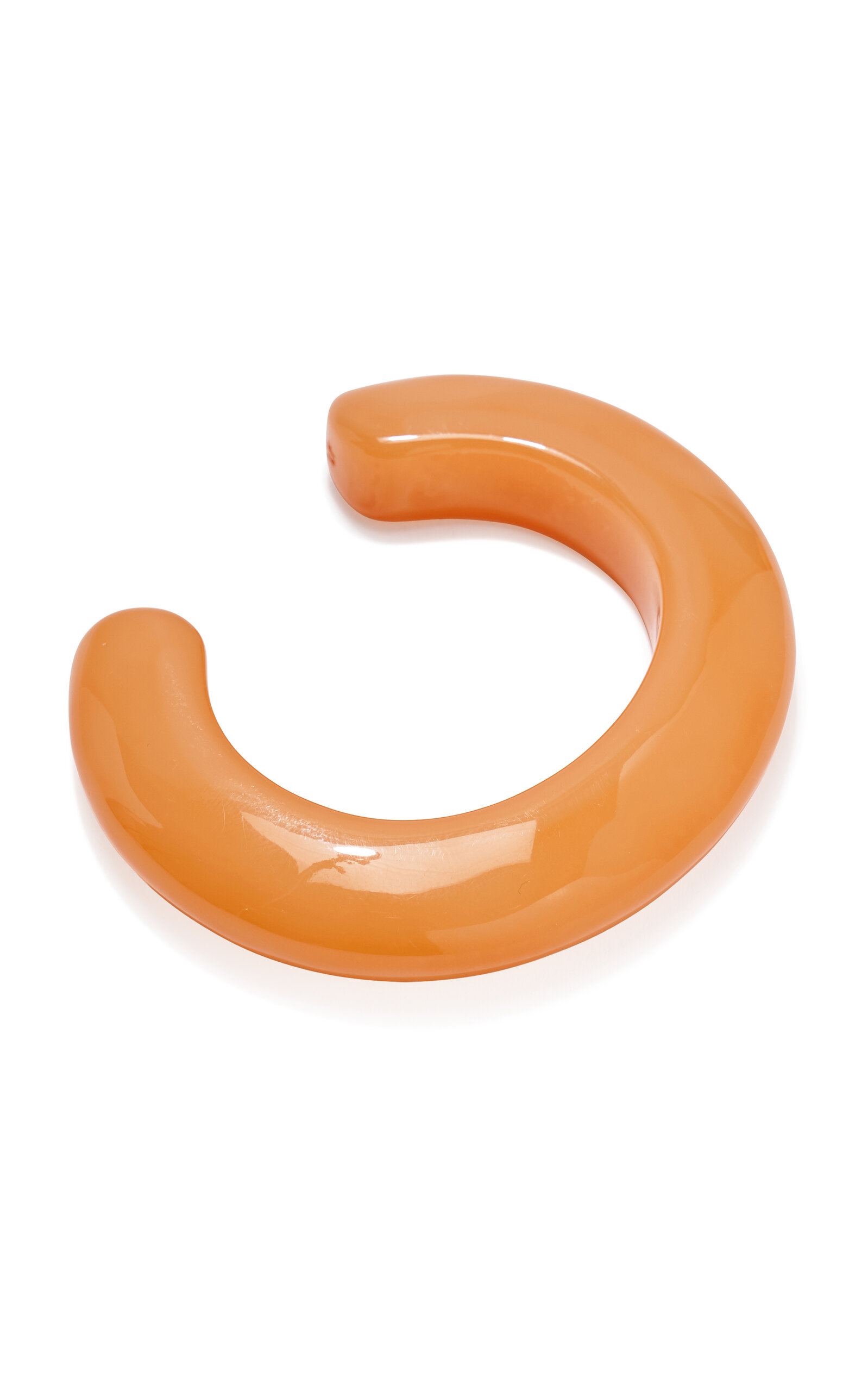 Lizzie Fortunato Ridge Cuff In Tangerine In Orange