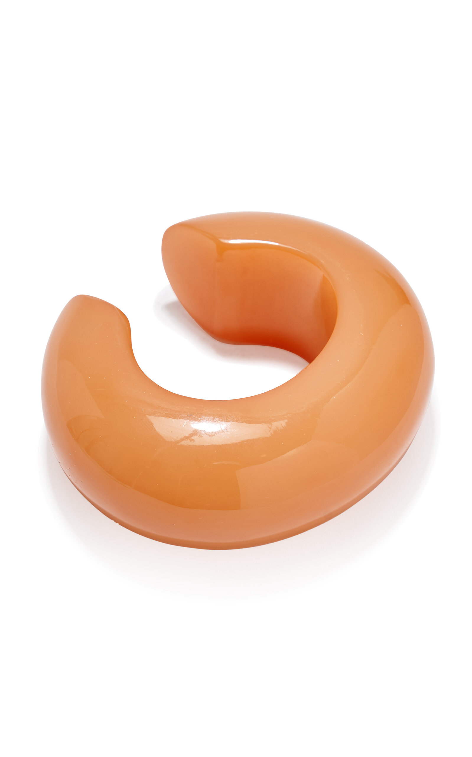 Lizzie Fortunato Arc Cuff In Tangerine In Orange