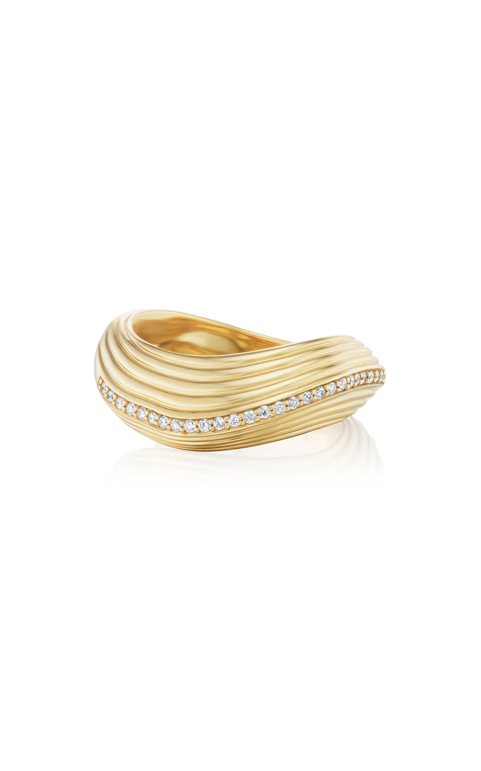Sorellina Diamond Marea 18k Yellow Gold Diamond Ring In Gold