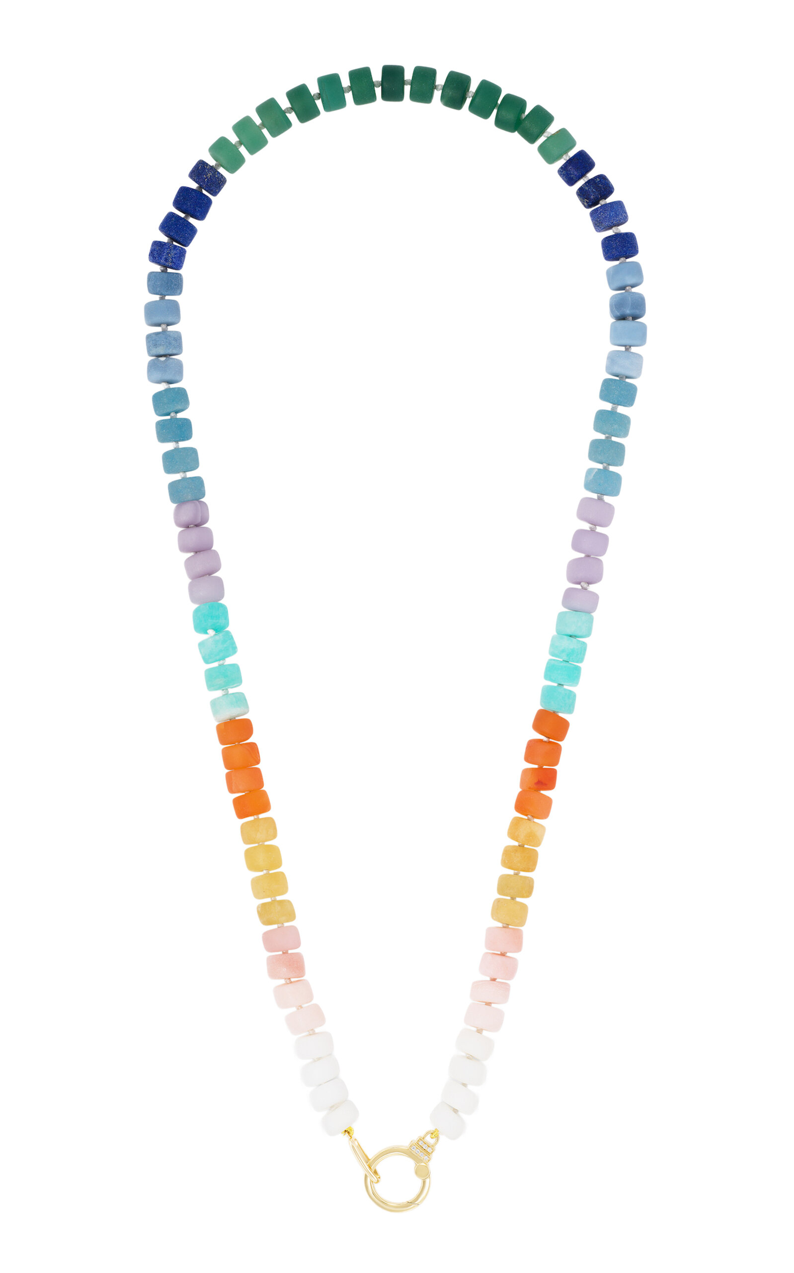 Sorellina Electric Dreams 18k Yellow Gold Multi-stone Necklace In Multi