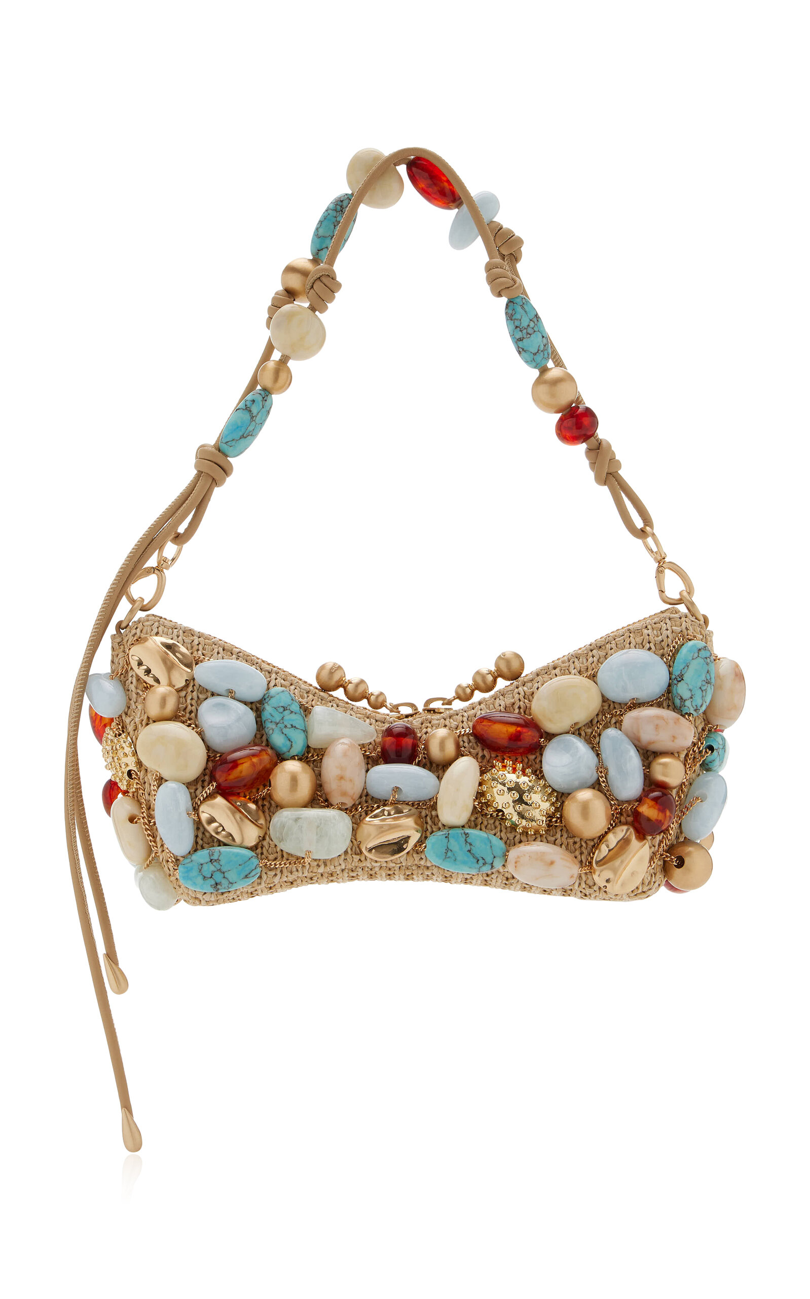 Cult Gaia Mercier Beaded Clutch