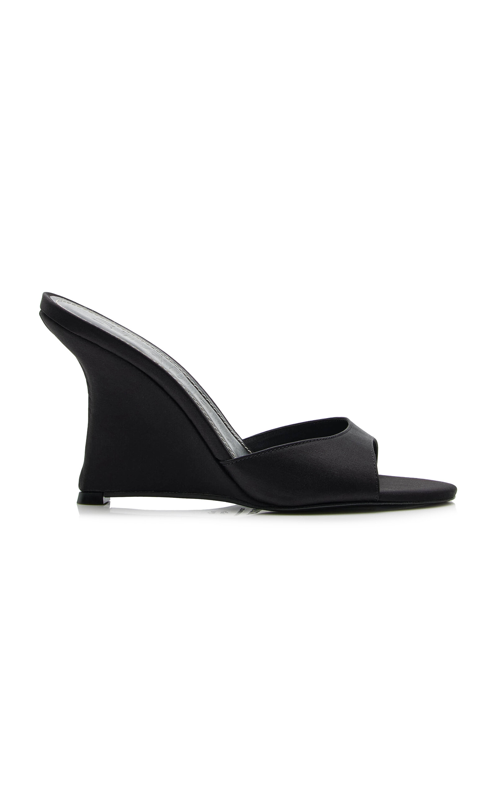 STAUD Brigette Satin Mules