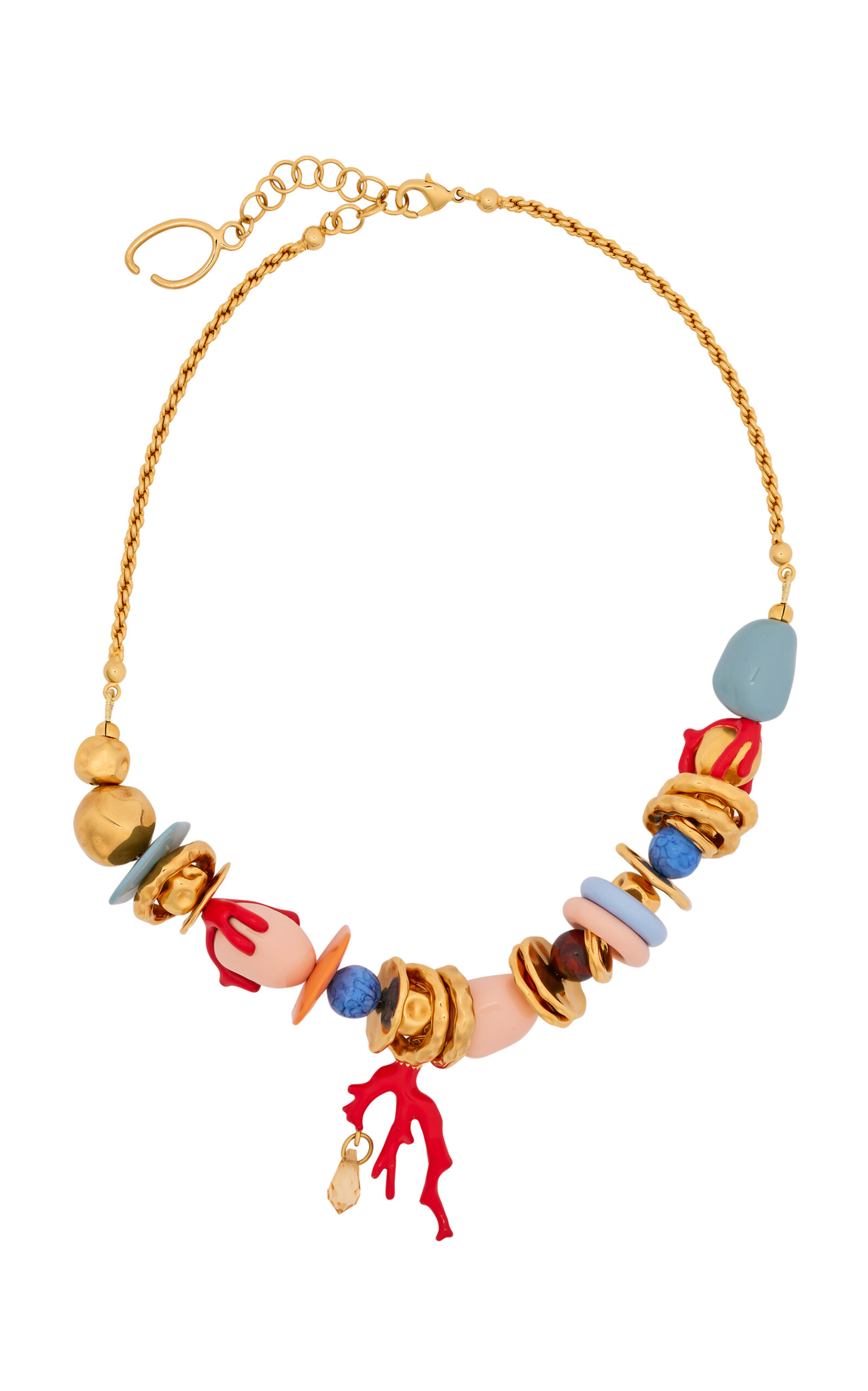 Oscar de la Renta Seaglass Collar Necklace - Multi - OS - Only At Moda Operandi