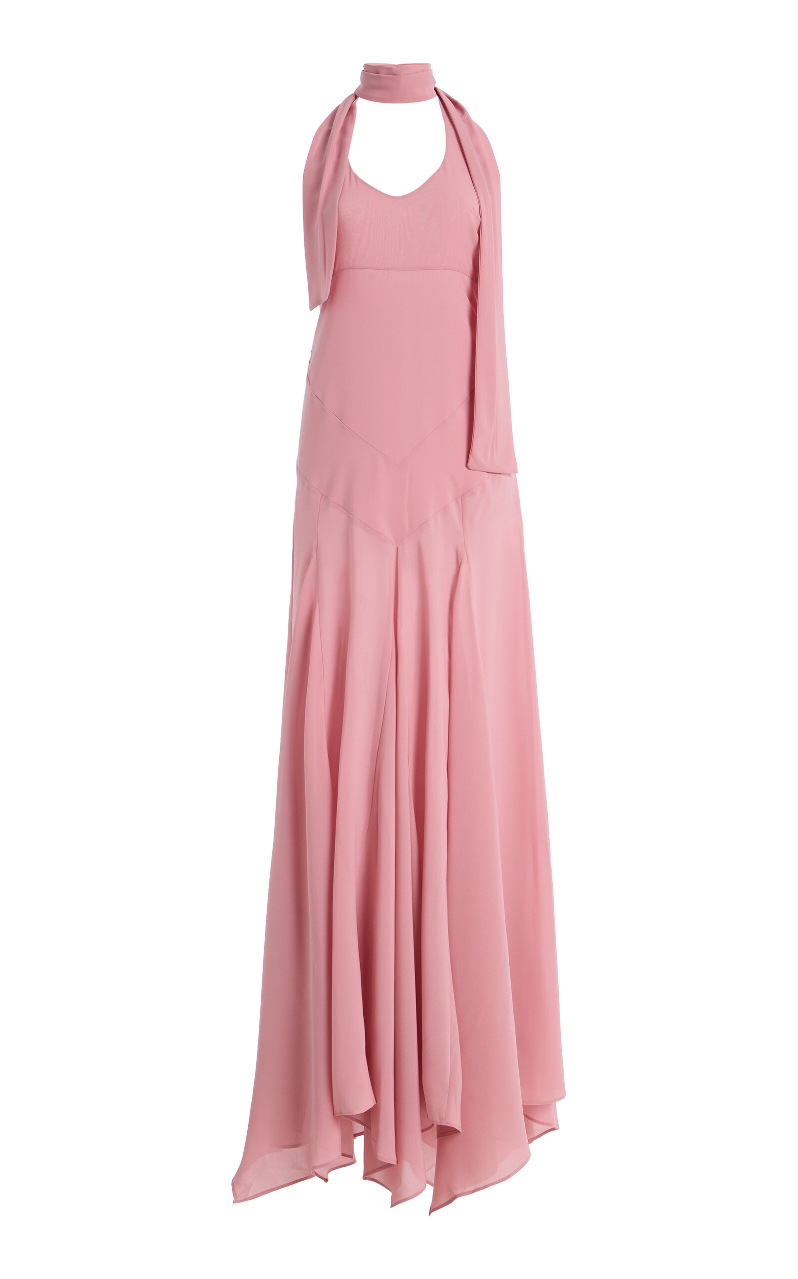 SIEDRÉS Exclusive Raye Crepe Dress - Moda Operandi