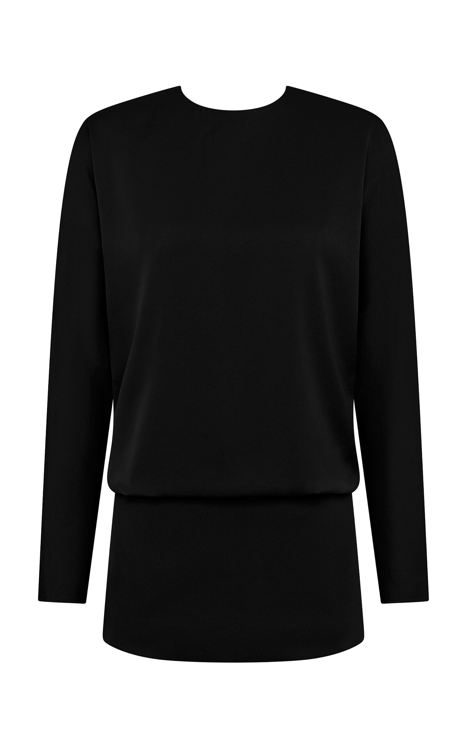 Rachel Gilbert Florida Crystal-Back Mini Dress - Black