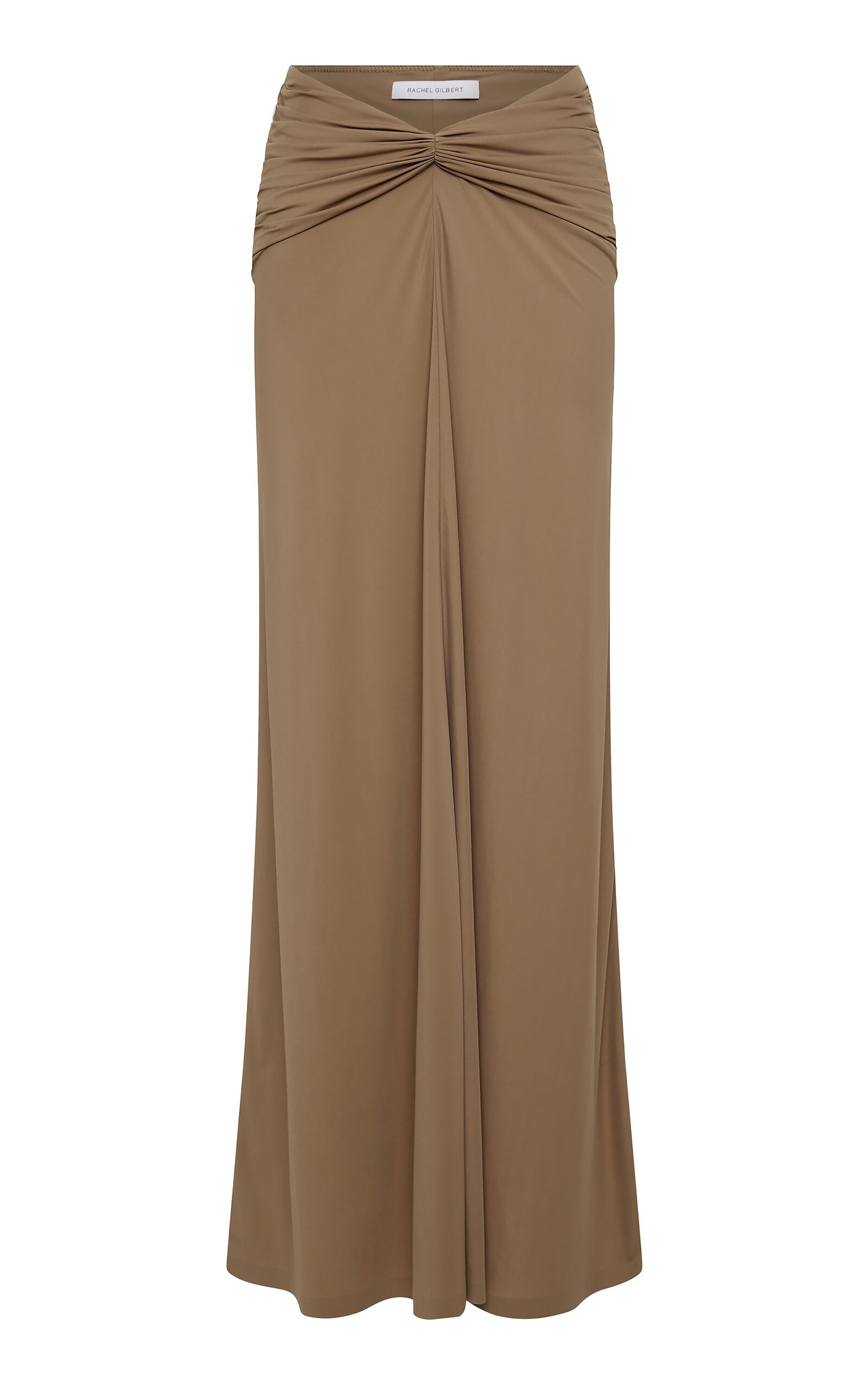 Rachel Gilbert Rico Draped Skirt In Brown
