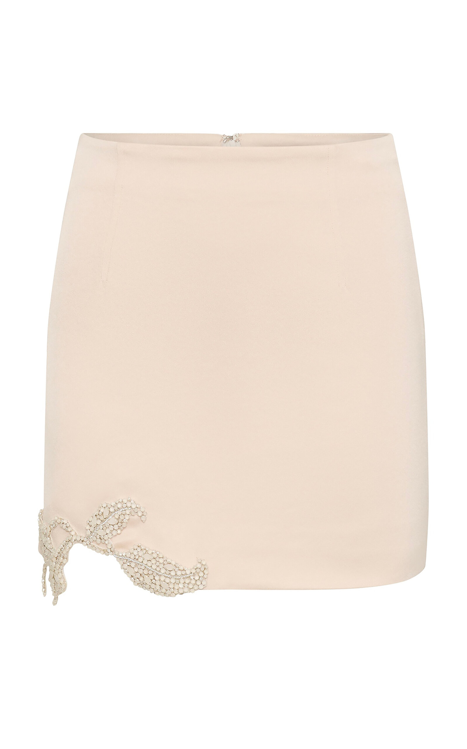 Rachel Gilbert Hallie Embellished Mini Skirt In Neutral