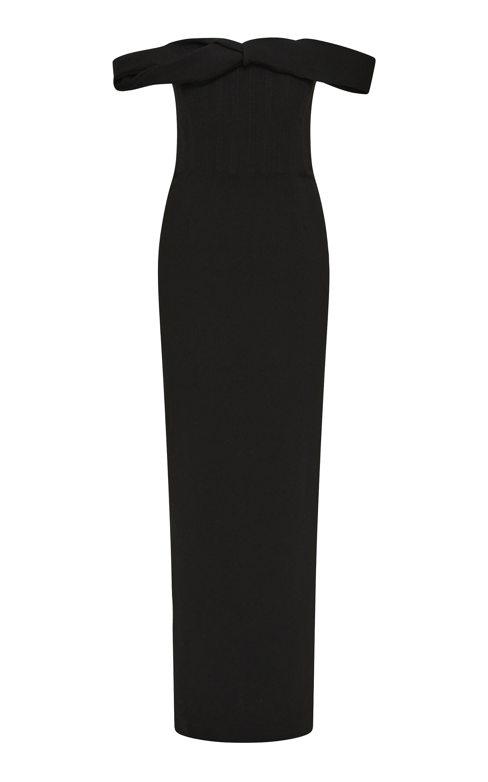 Rachel Gilbert Rydell Off-the-shoulder Gown In Multi