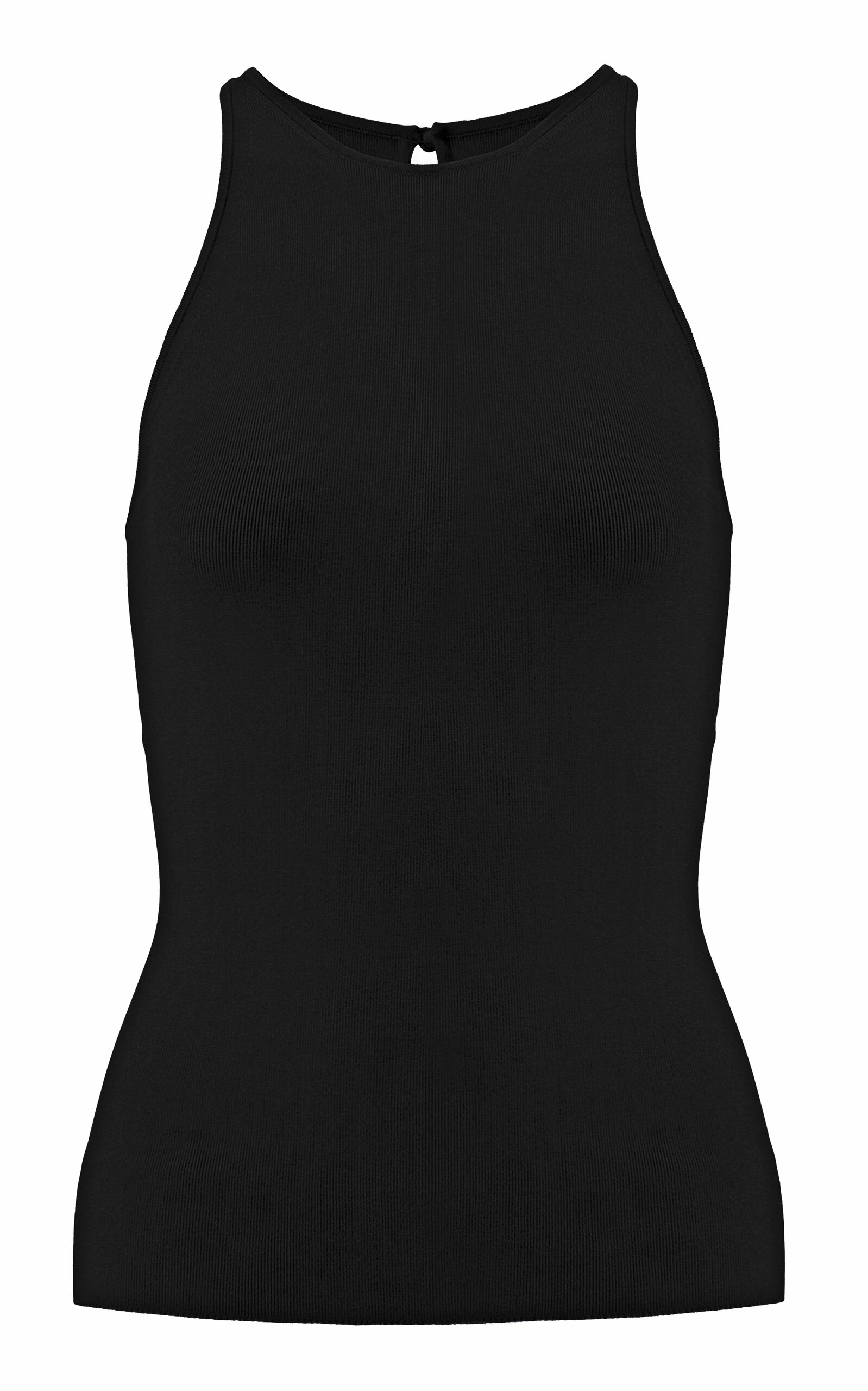 Carolina Herrera Signature Silk-Cotton Tank Top
