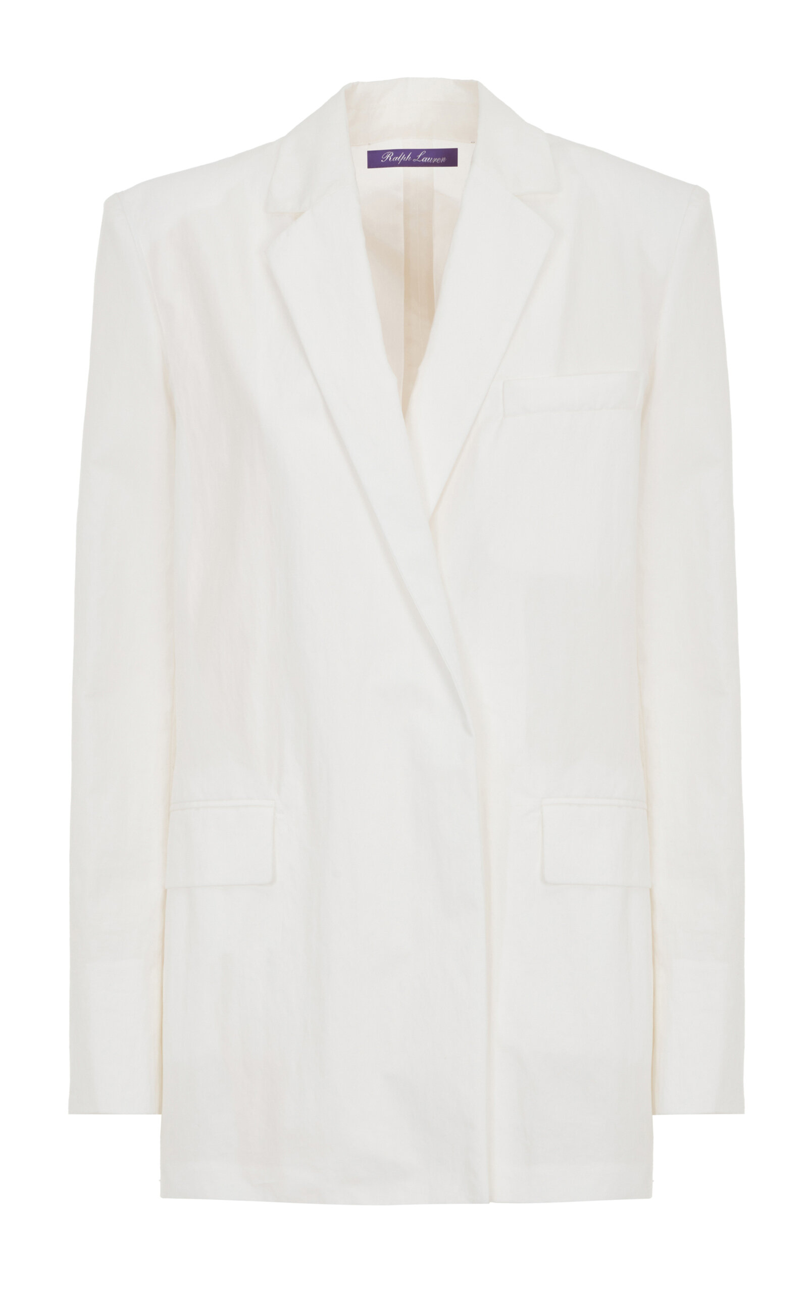 Ralph Lauren Carlotta Cotton-Blend Blazer - White