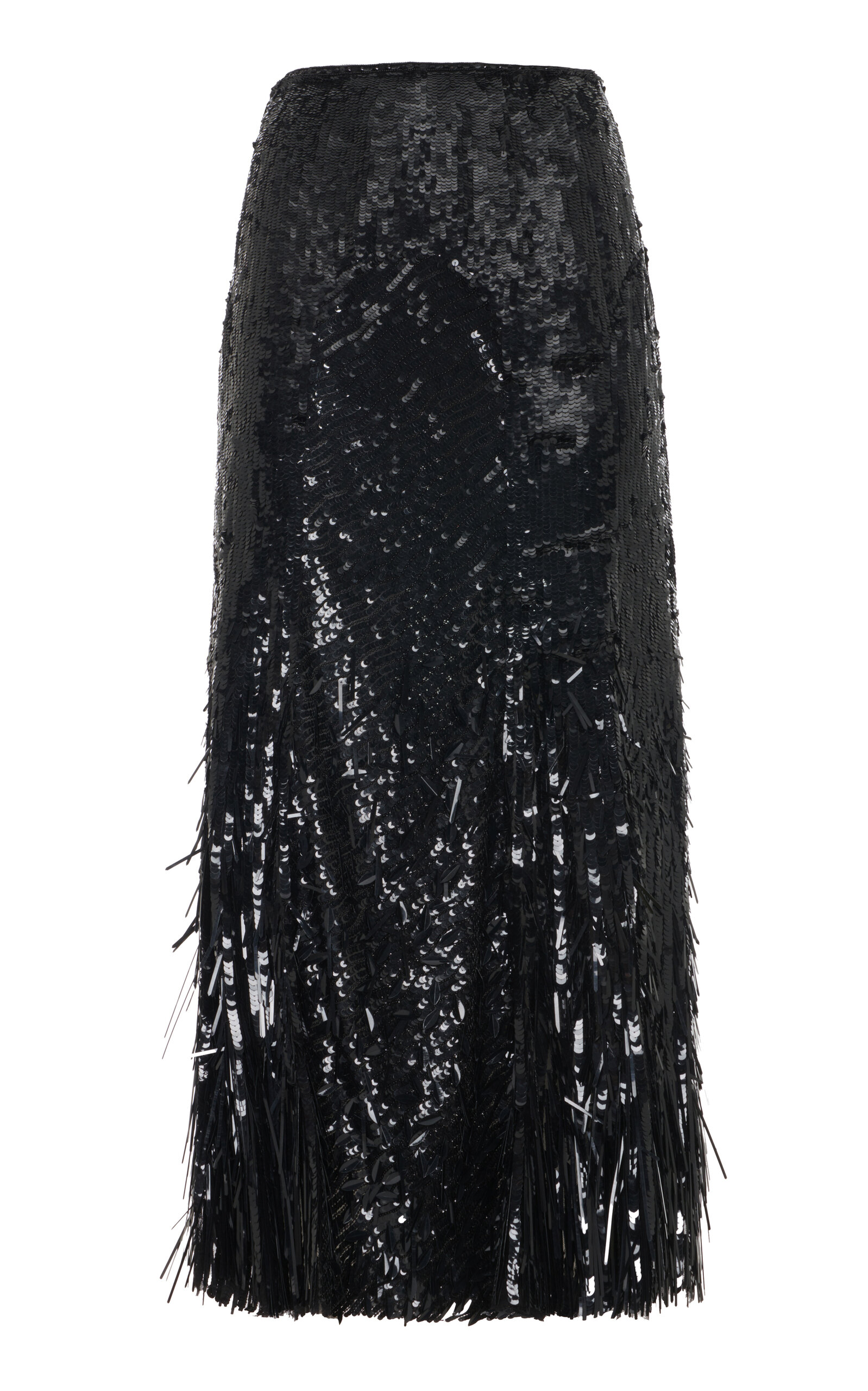 Ralph Lauren Milani Sequined Maxi Skirt - Black