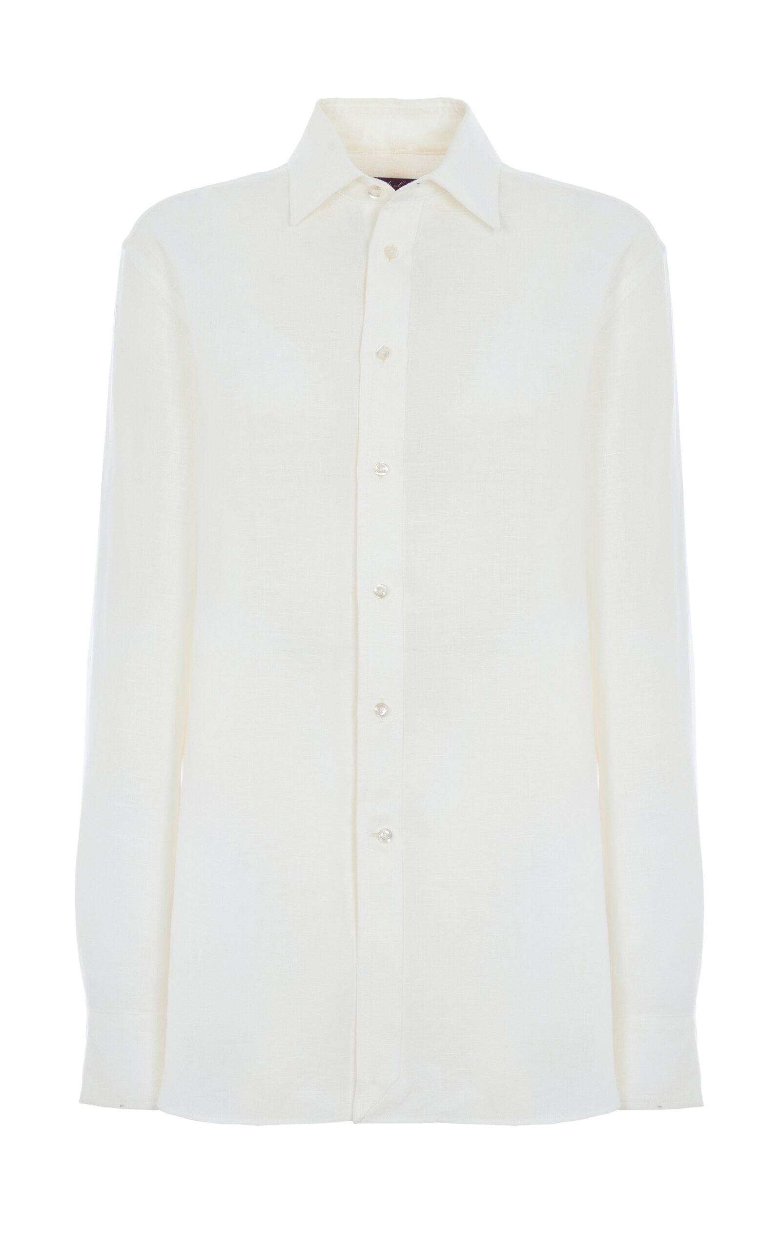 Ralph Lauren Adrien Linen Shirt - White