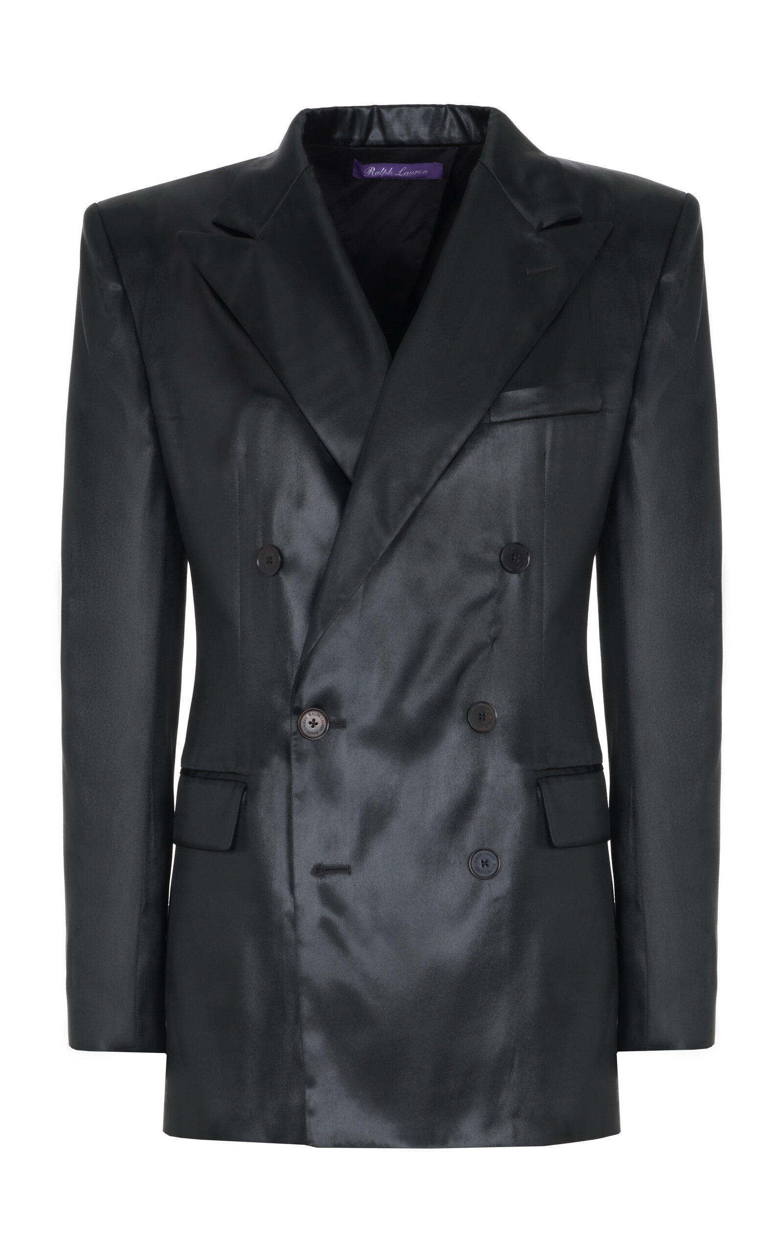 Ralph Lauren Ramona Satin Blazer - Black