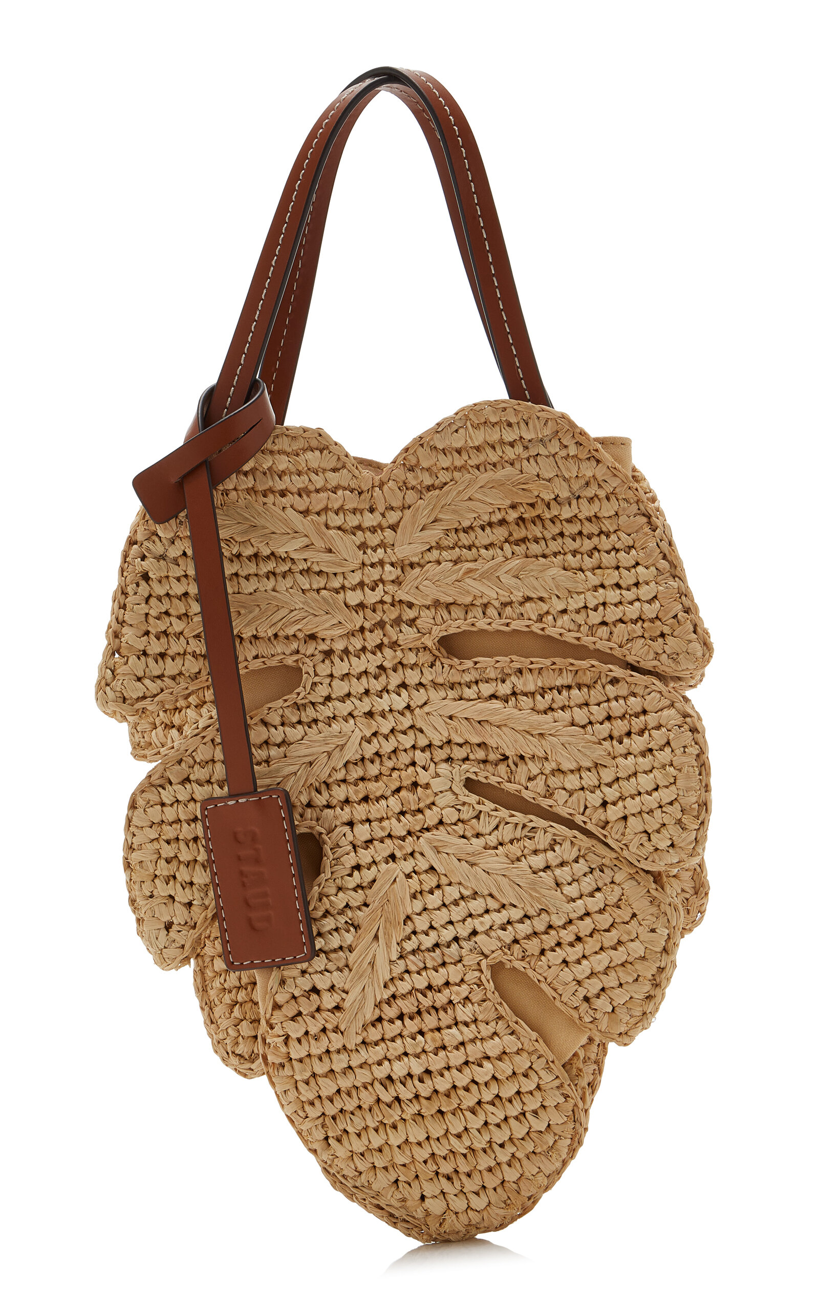 STAUD Palm Raffia Bag - Moda Operandi