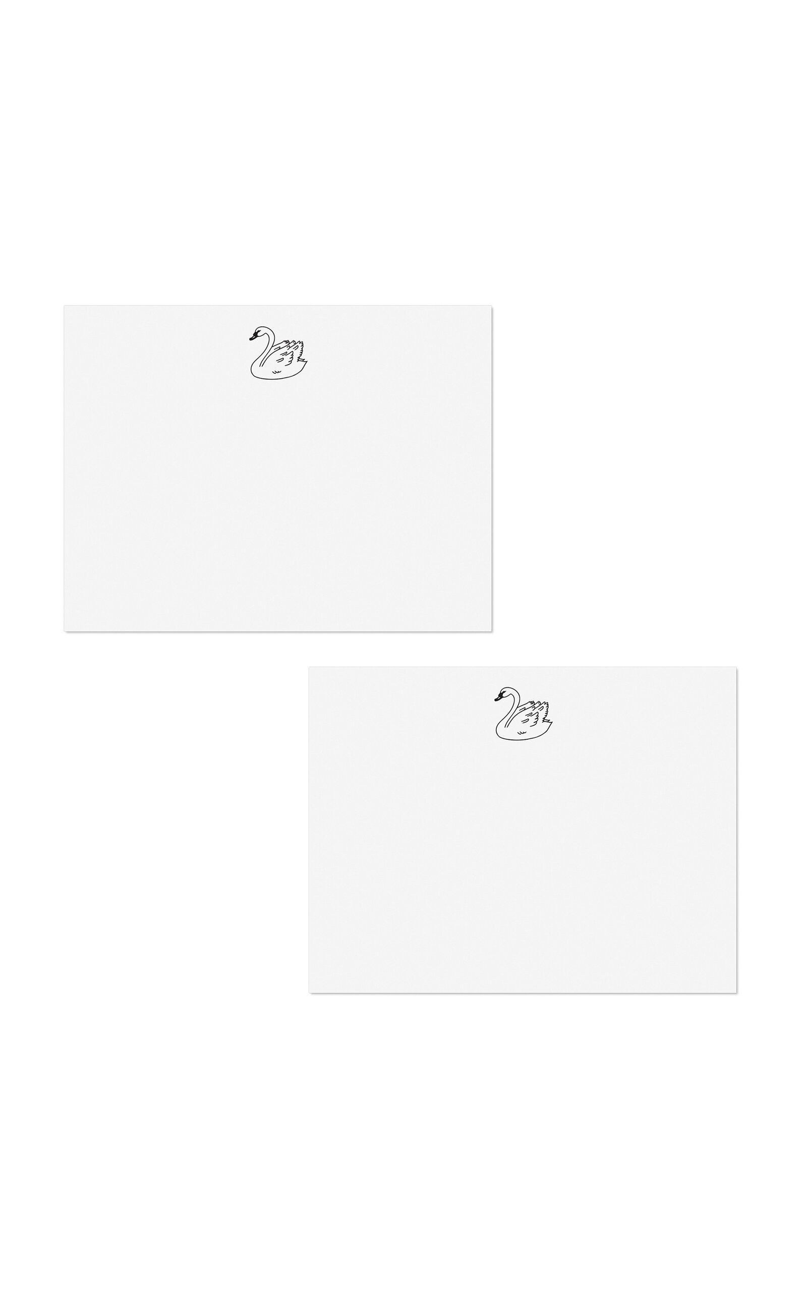 Dear Annabelle Swans Place Cards Set In White