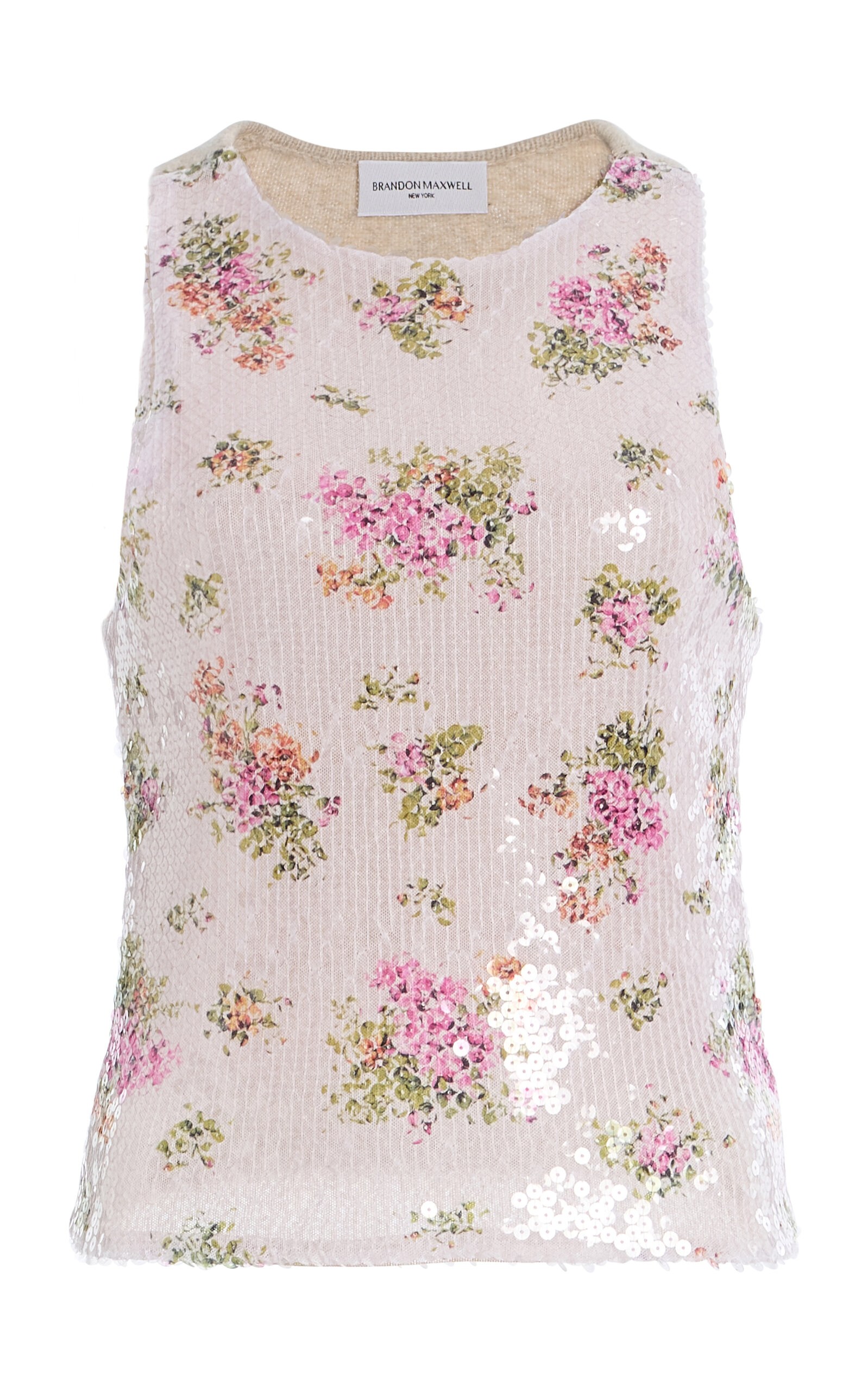 Brandon Maxwell The Noemi Embellished Tank Top