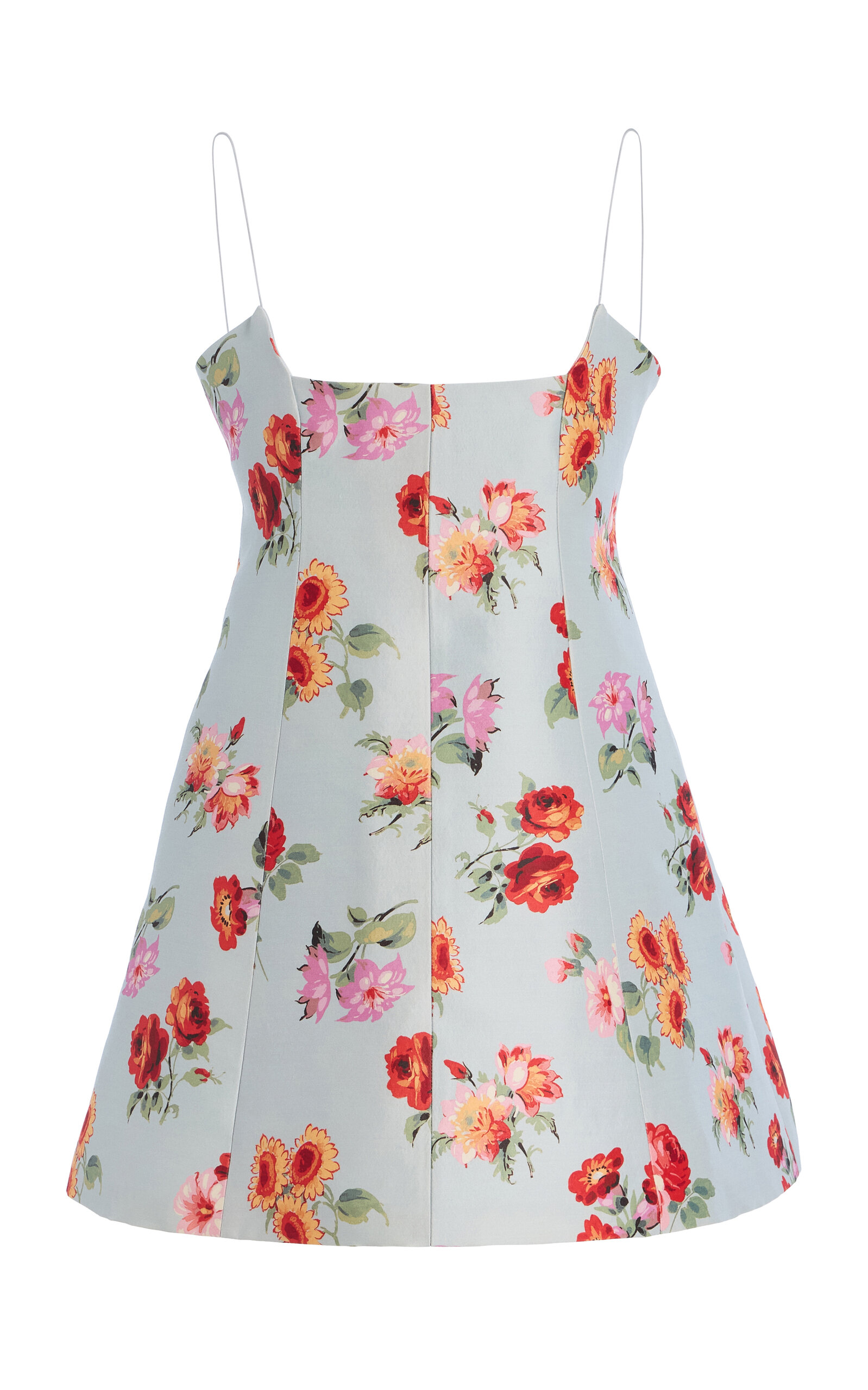 Brandon Maxwell The Zinnia Wool-Silk Mini Dress - Women's Clothing