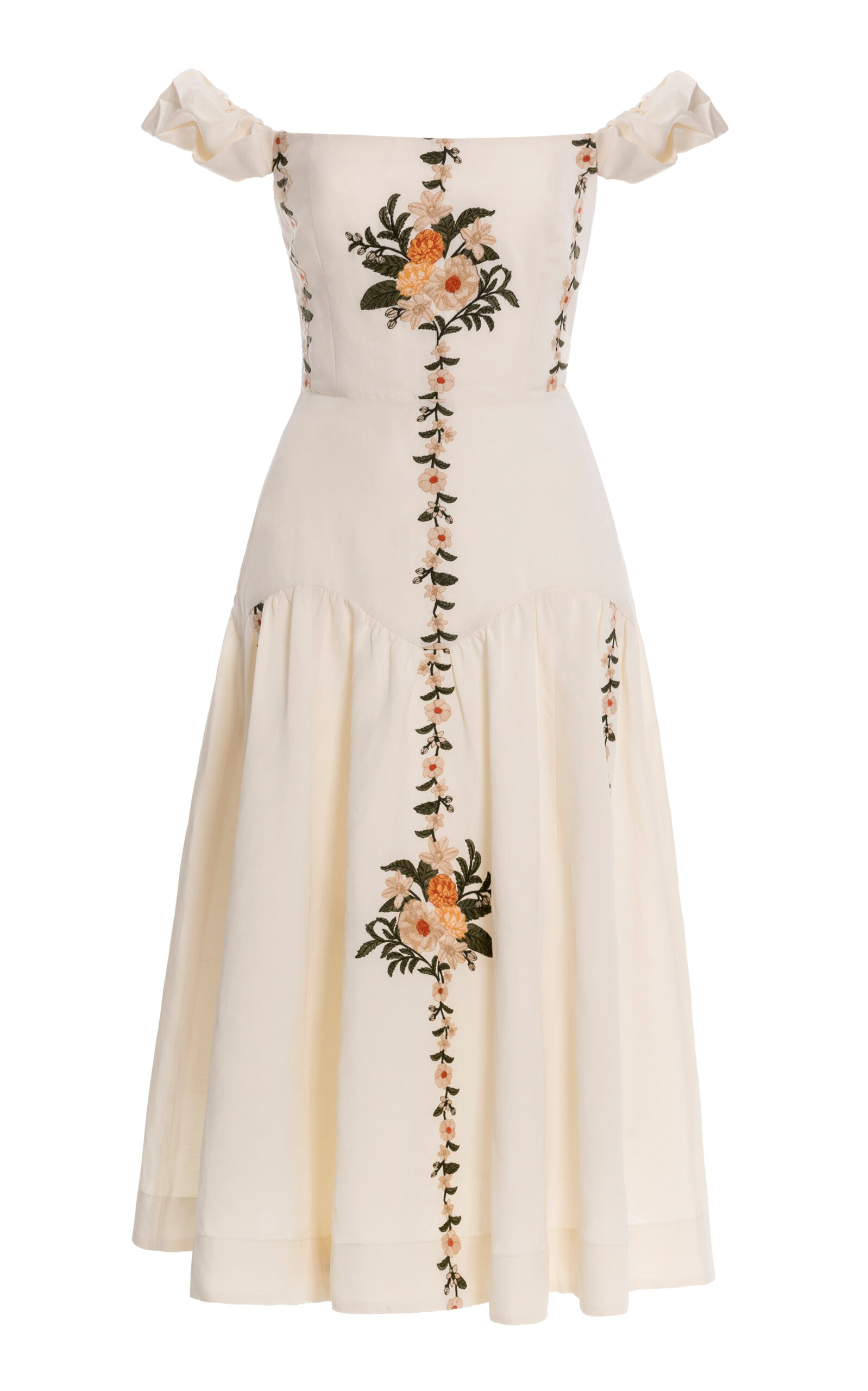 Agua by Agua Bendita Siembra Valle Printed Midi Dress - Women's Clothing