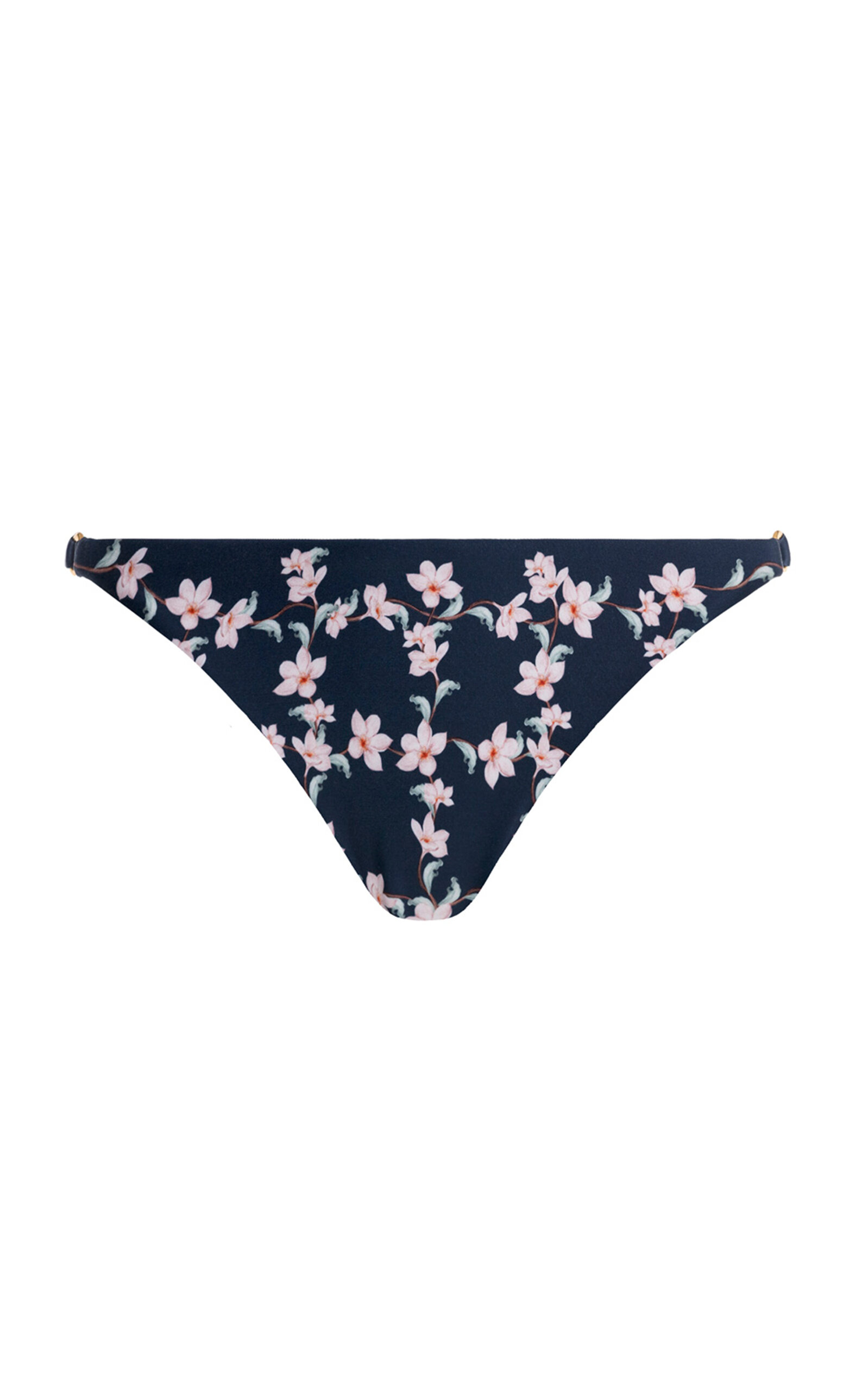 Agua By Agua Bendita Palmira Anhelo Printed Cotton Bikini Bottom In Multi