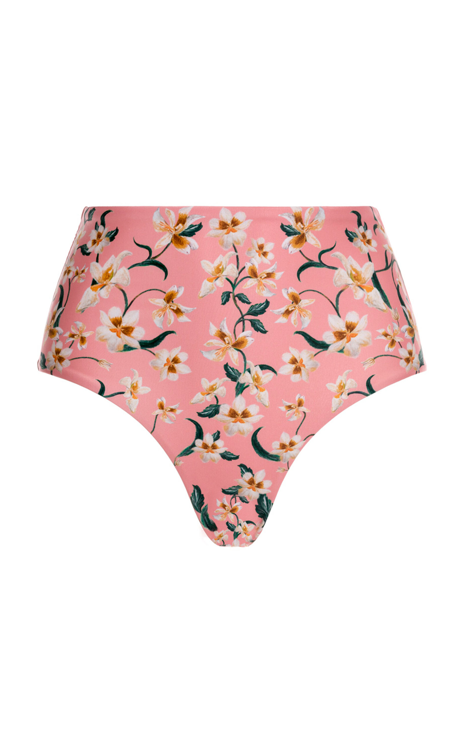 Agua by Agua Bendita Magenta Promesa Cotton Bikini Bottom - Print