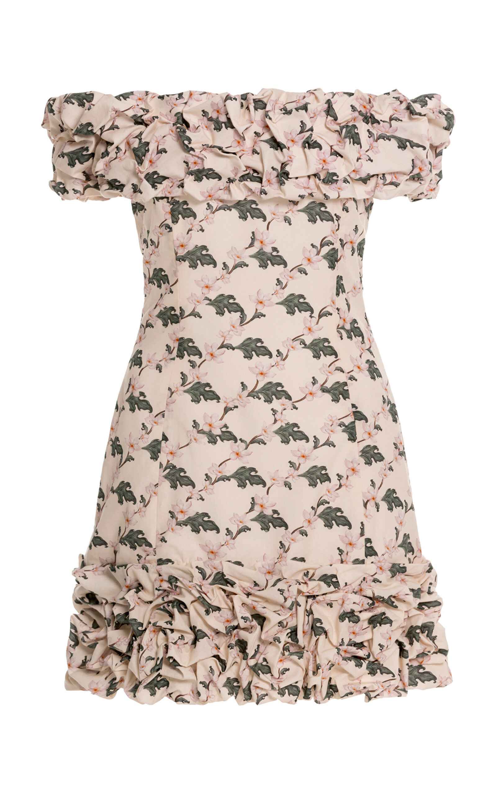 Agua by Agua Bendita Jardin Anhelo Printed Cotton Mini Dress - Print