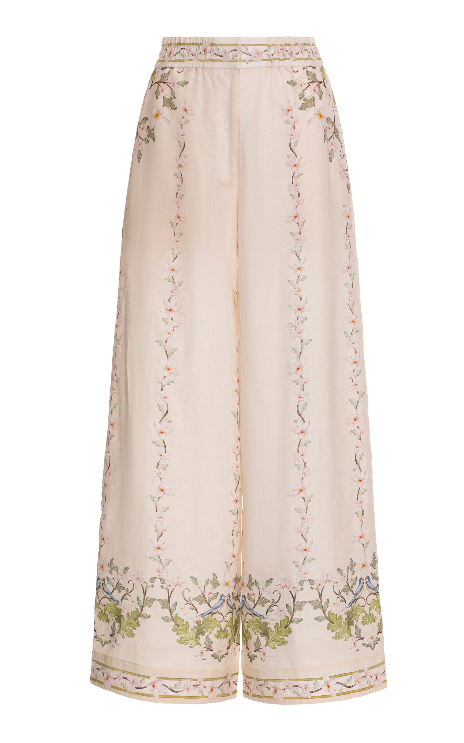 Agua by Agua Bendita Tota Anhelo Printed Linen Trousers - Print