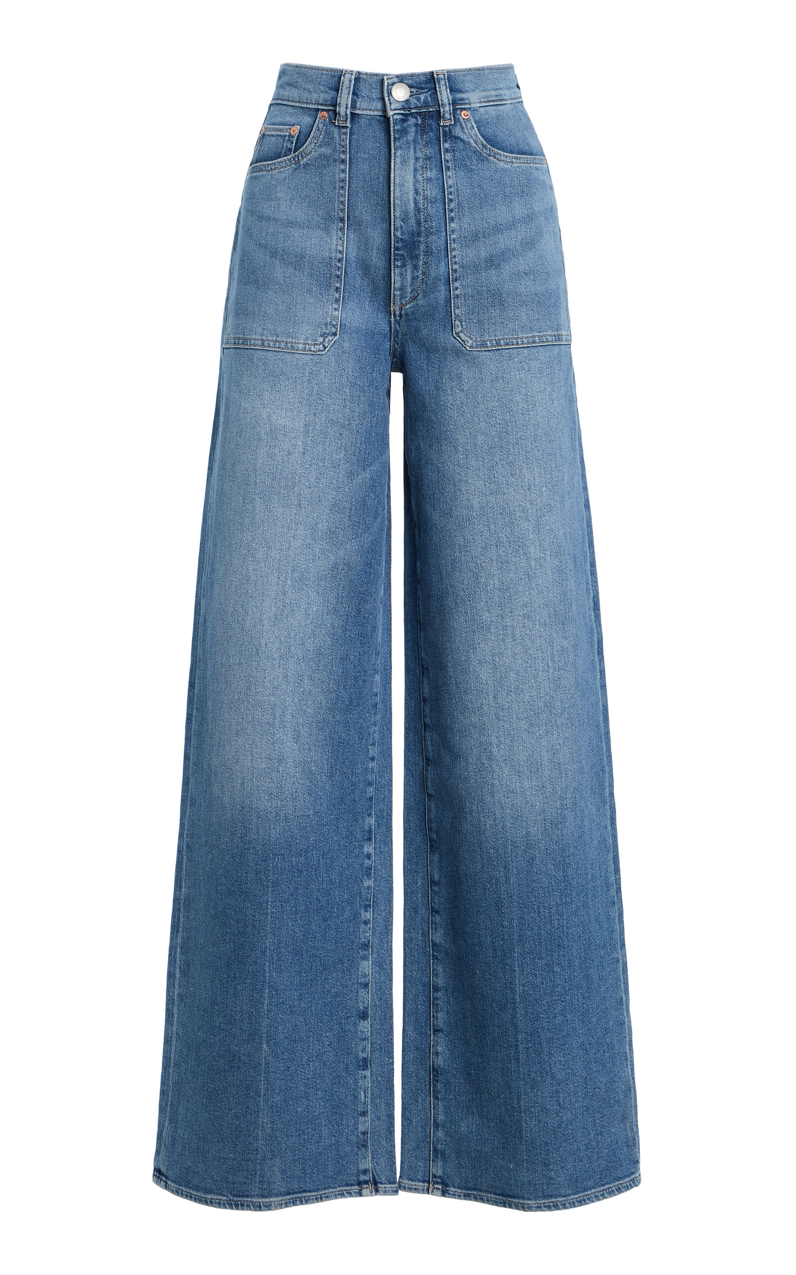 DL1961 Hepburn Wide Leg Aura High Rise Jeans