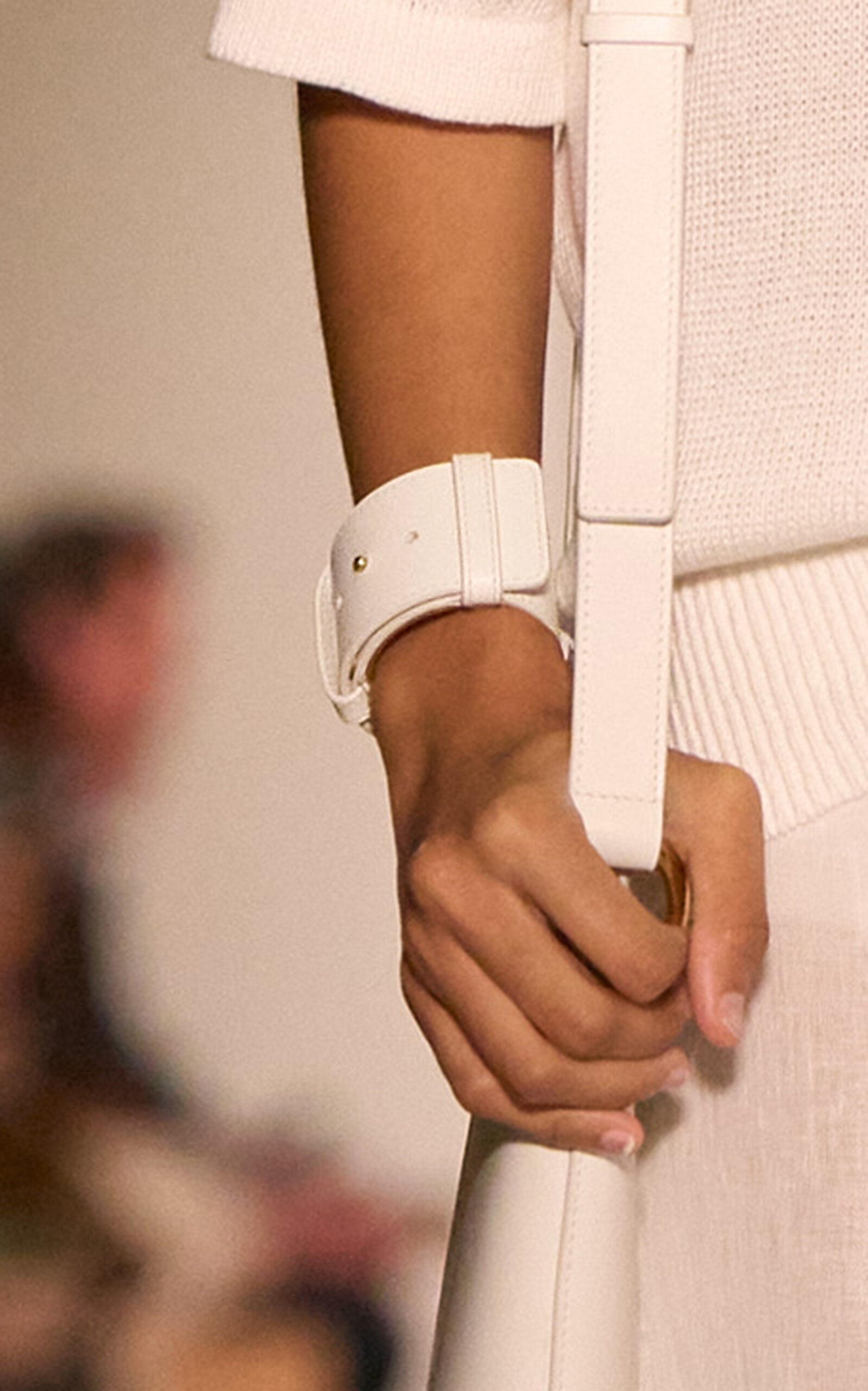 Michael Kors Collar Stud Bracelet In White