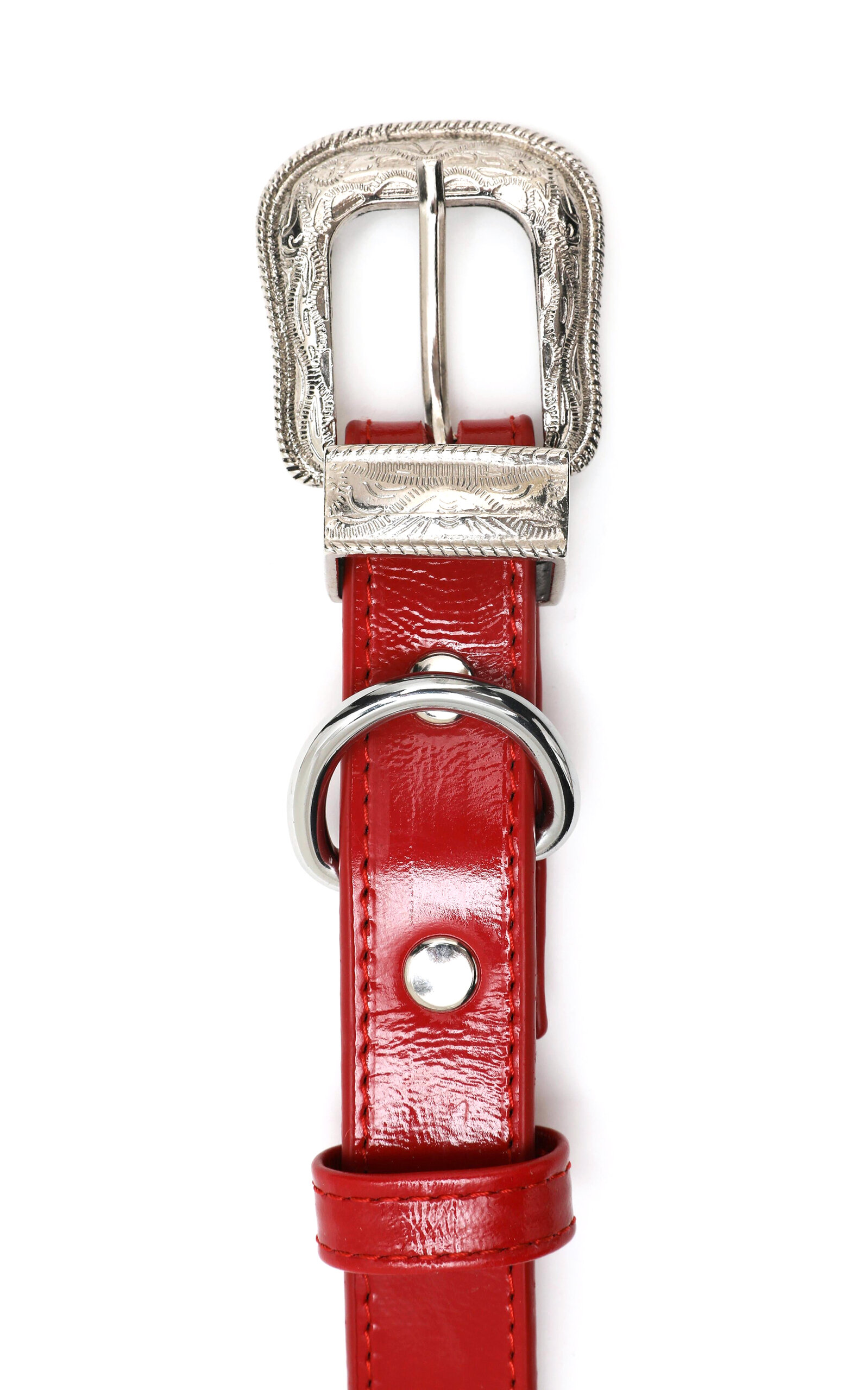 Perrita Cow Girl Dog Collar In Red