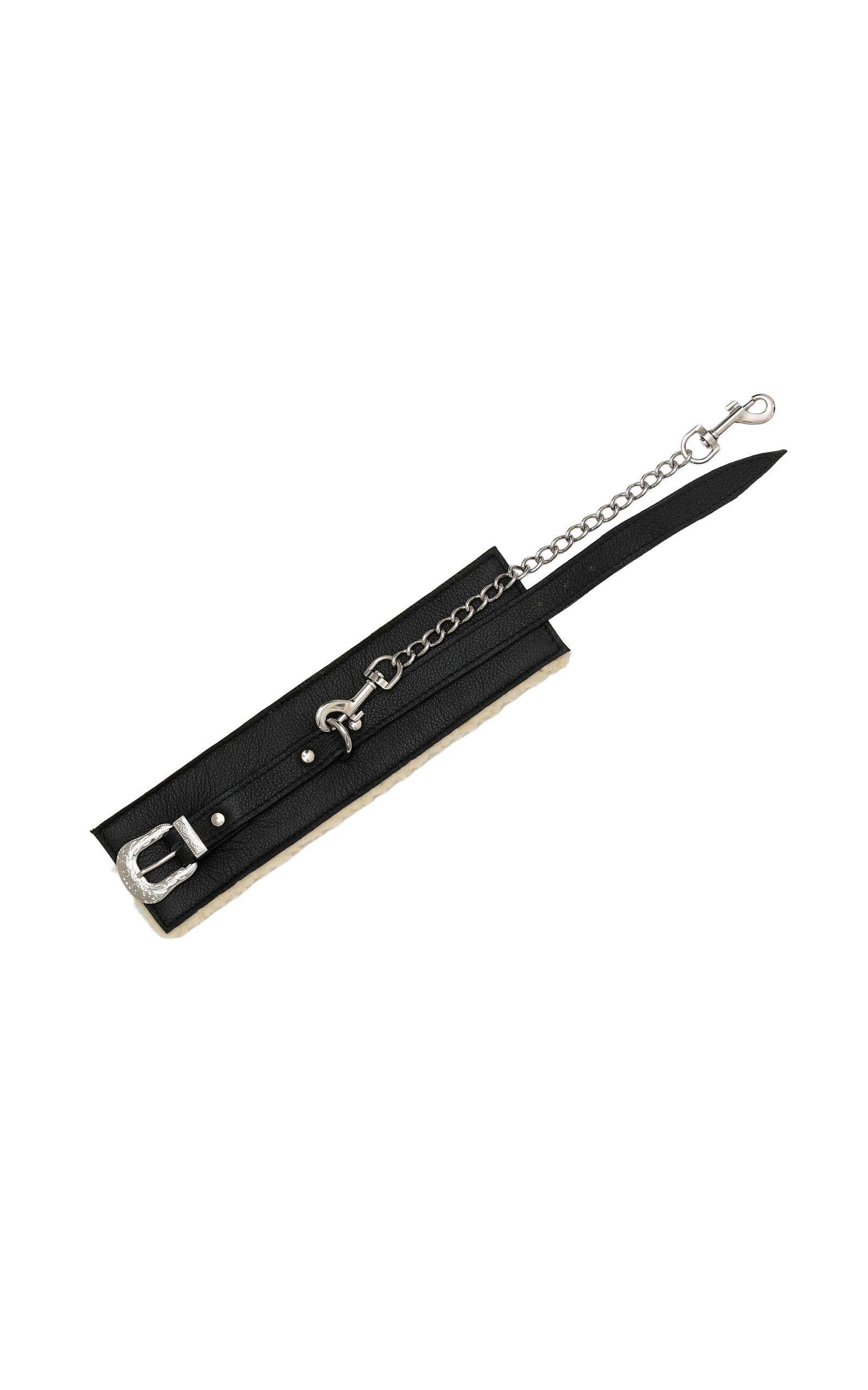 Perrita Clingy Girl Leather Pet Bracelet In Black