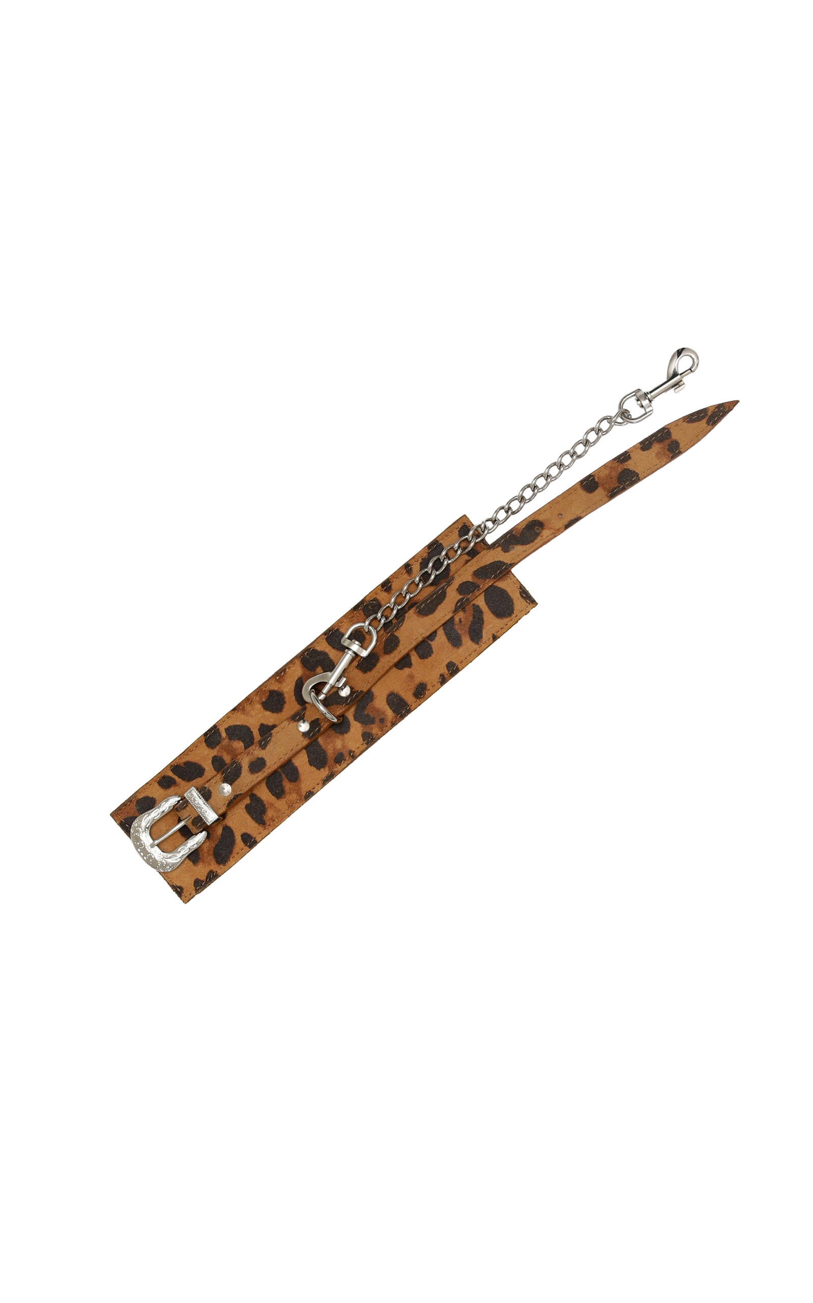 Perrita Clingy Girl Leather Pet Bracelet In Animal Print