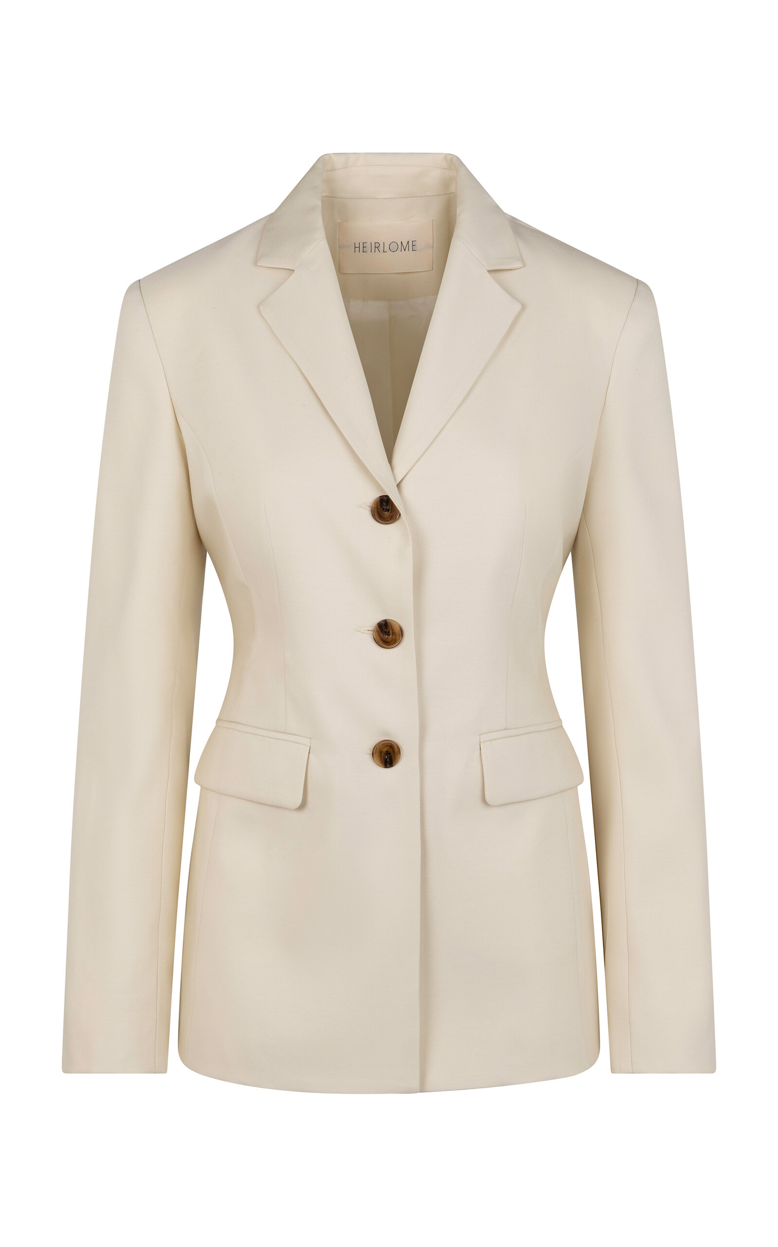 Heirlome Condesa Silk Blazer - Ivory