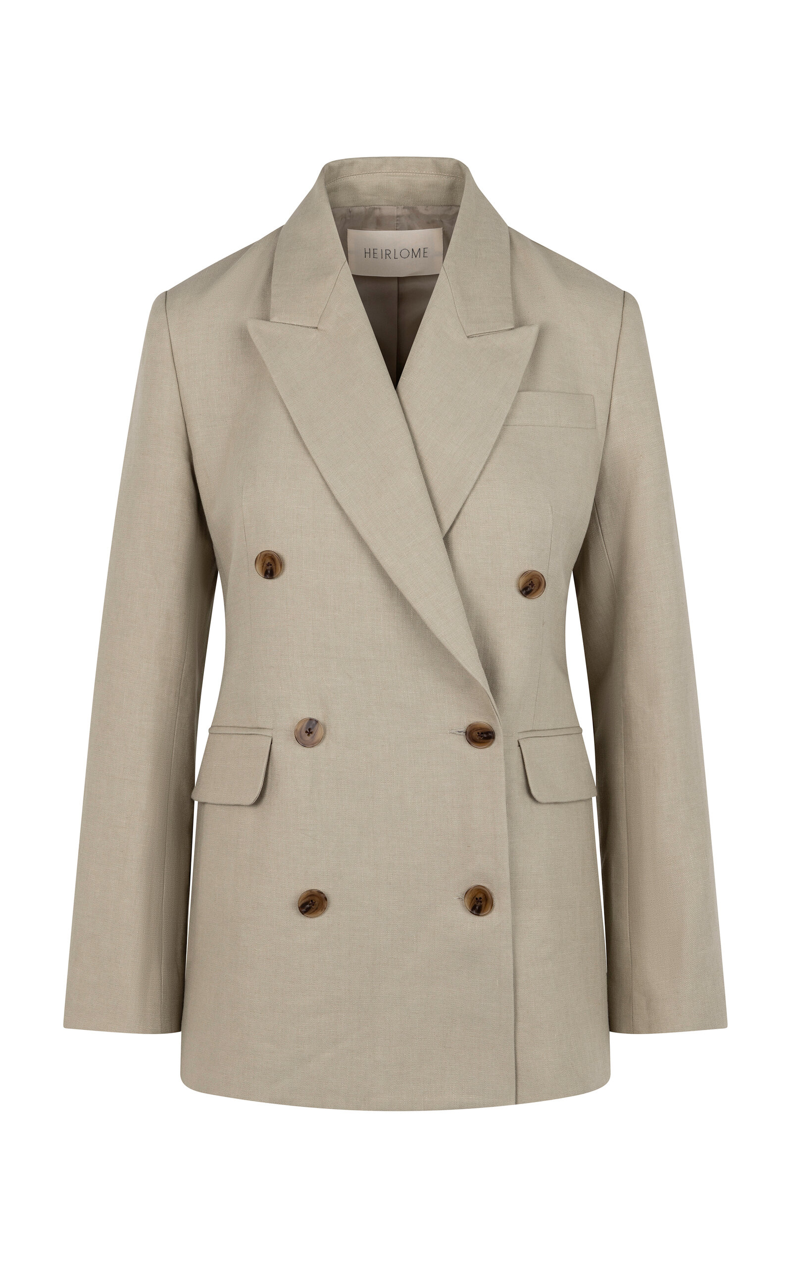 Heirlome Estelle Linen Blazer In Neutral