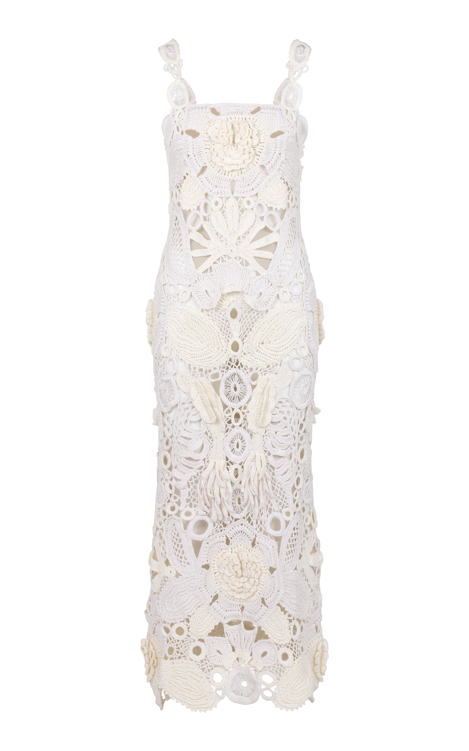 Heirlome Roselia Cotton-Silk Midi Dress