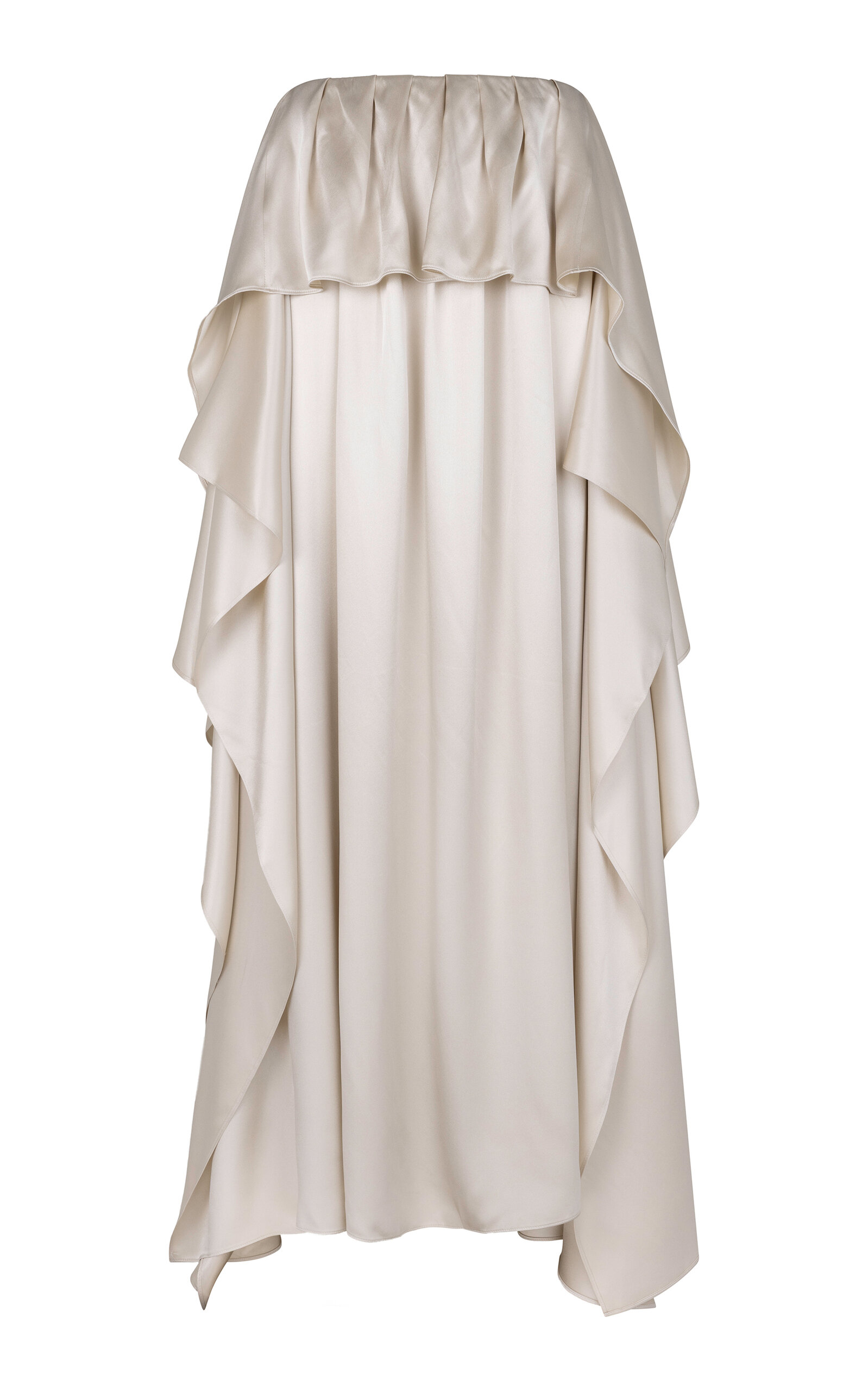 Heirlome Maude Silk Maxi Skirt - Ivory